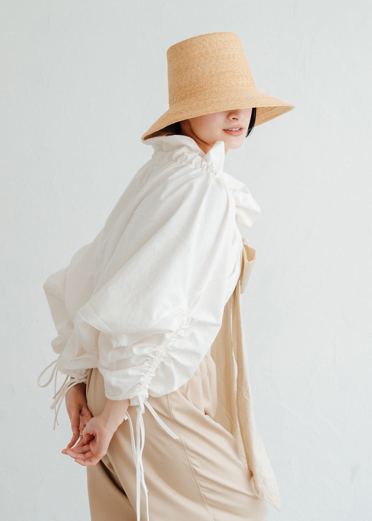 C/L Way Blouse サイズ: F, カラー: ホワイト