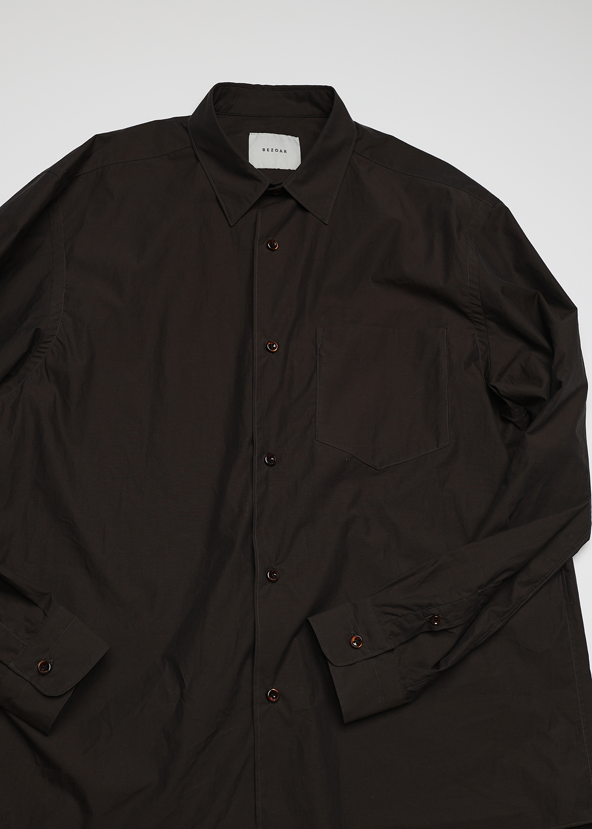 70/1 Compact Typewriter Dress Shirts サイズ: F, カラー: ホワイト