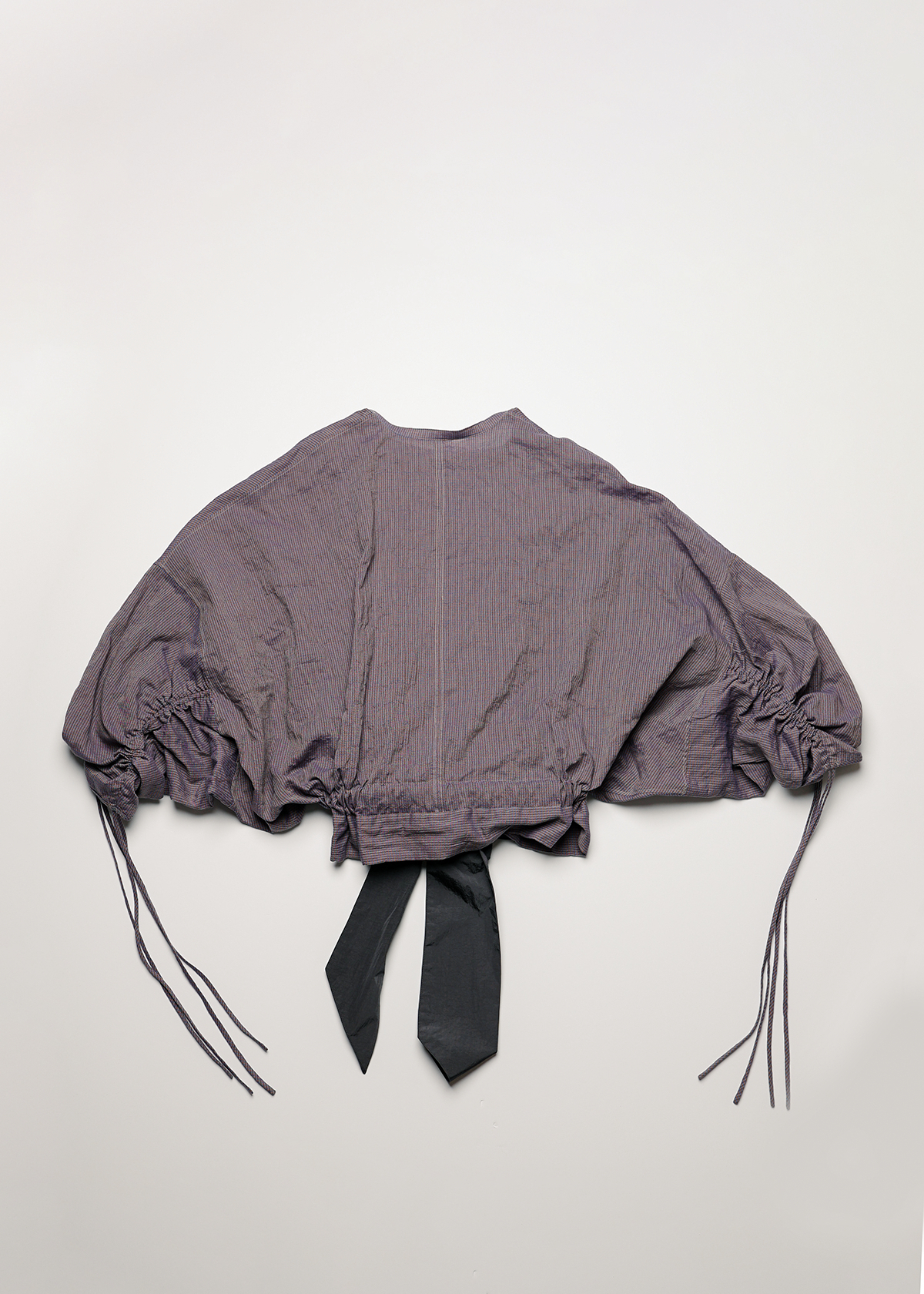 C/Pu Gingham CK Way Blouse サイズ: F, カラー: パープル