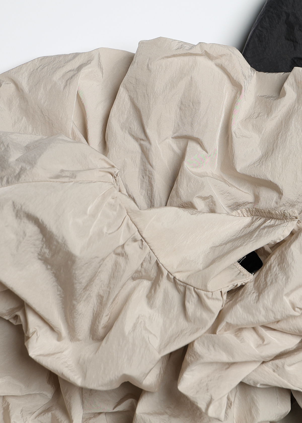 Vintage Nylon Way Bolero サイズ: F, カラー: ベージュ