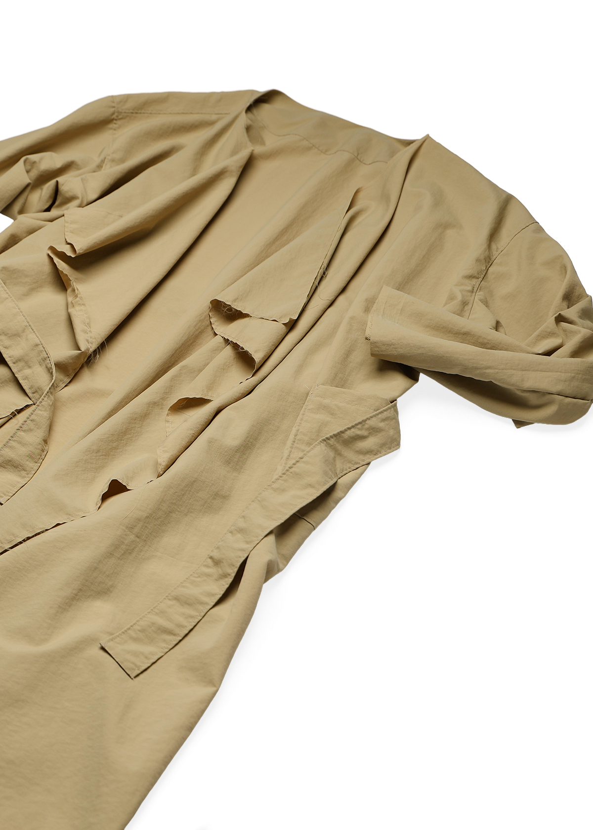 Water Repellent Nylon Atelier Coat サイズ: F, カラー: カーキ