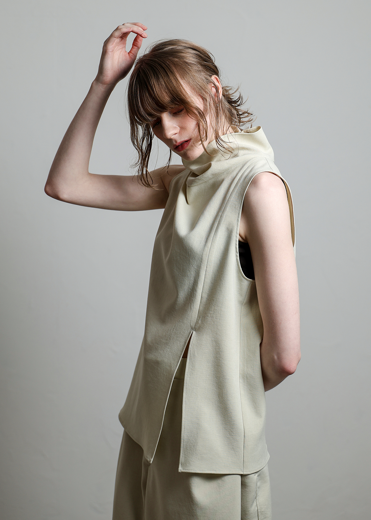 Matte Stretch High Neck NS Shirts