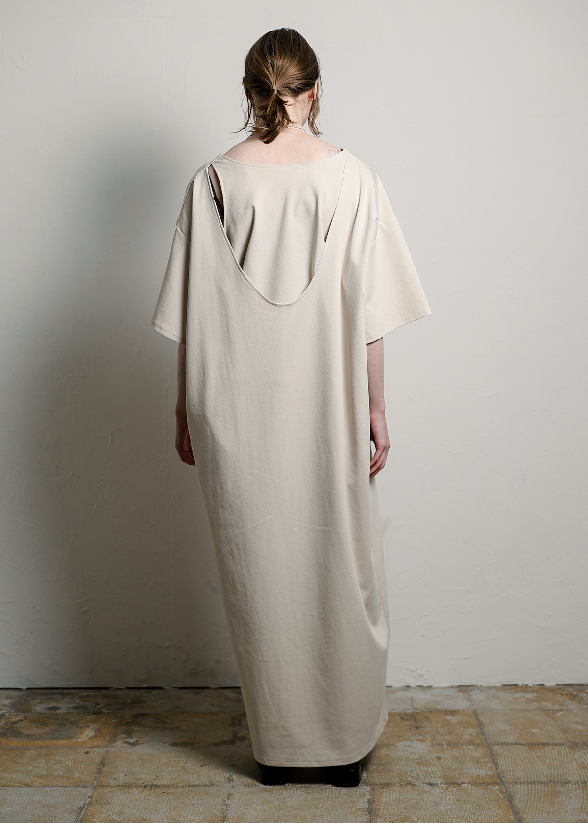 Silky Stretch Ponte 2Way OP サイズ: F, カラー: クリーム