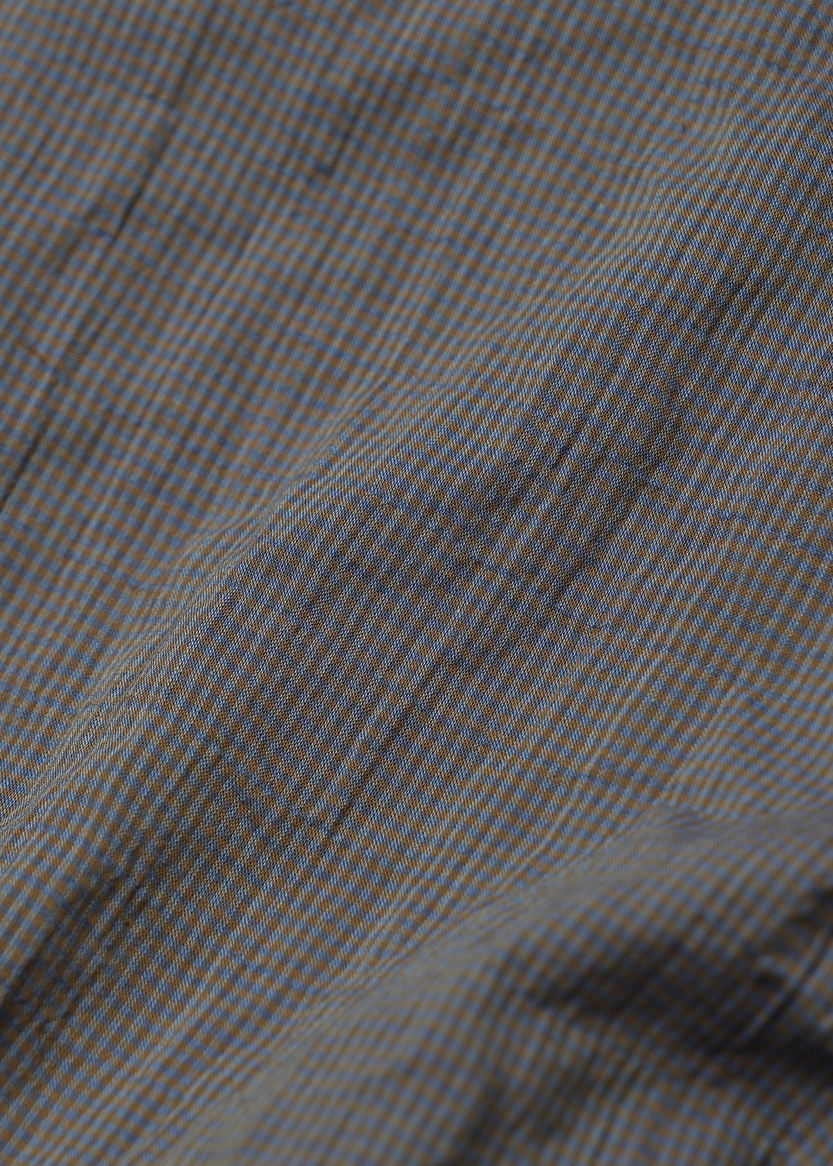 C/Pu Gingham CK Way Blouse サイズ: F, カラー: パープル