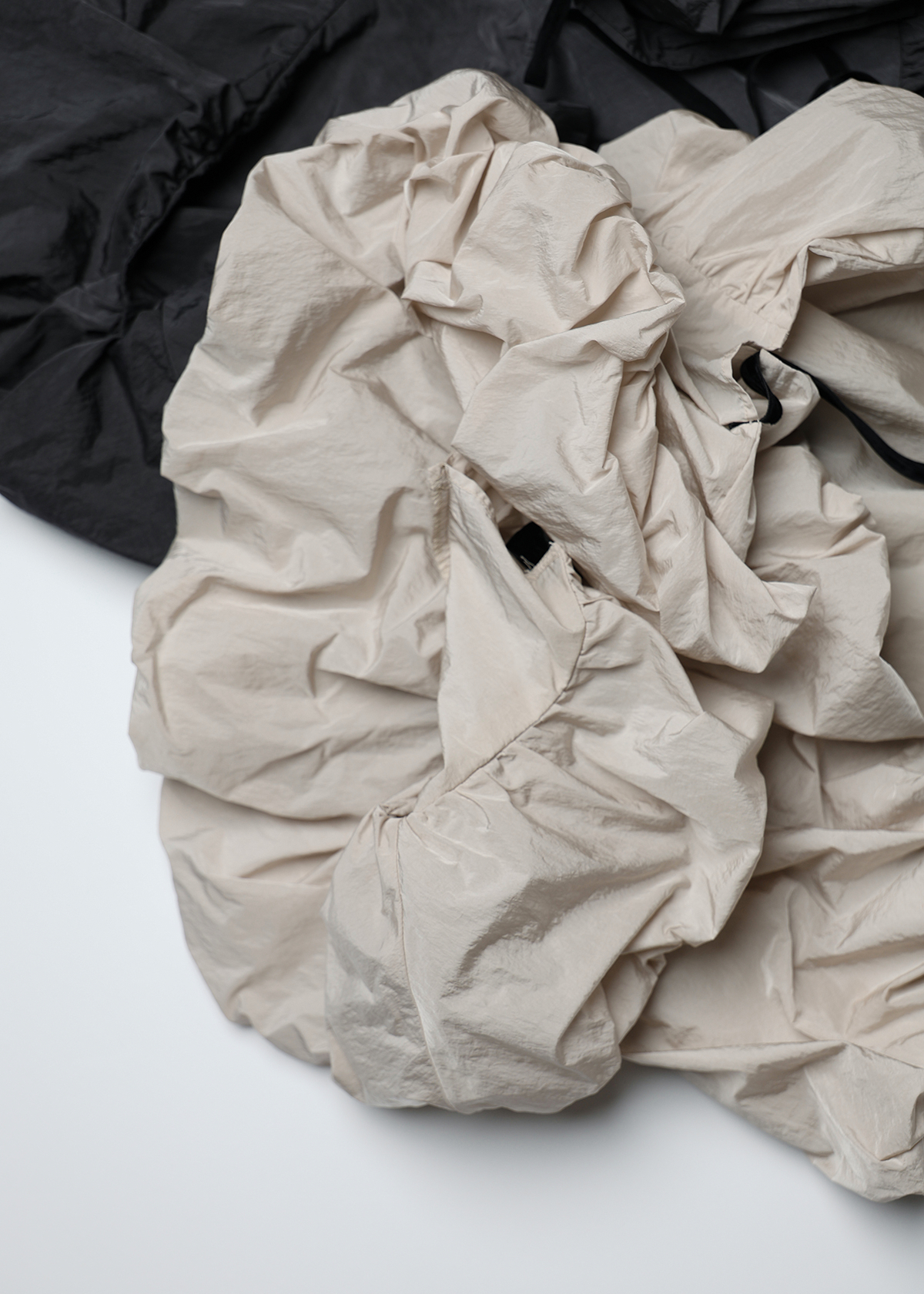 Vintage Nylon Way Bolero サイズ: F, カラー: ベージュ