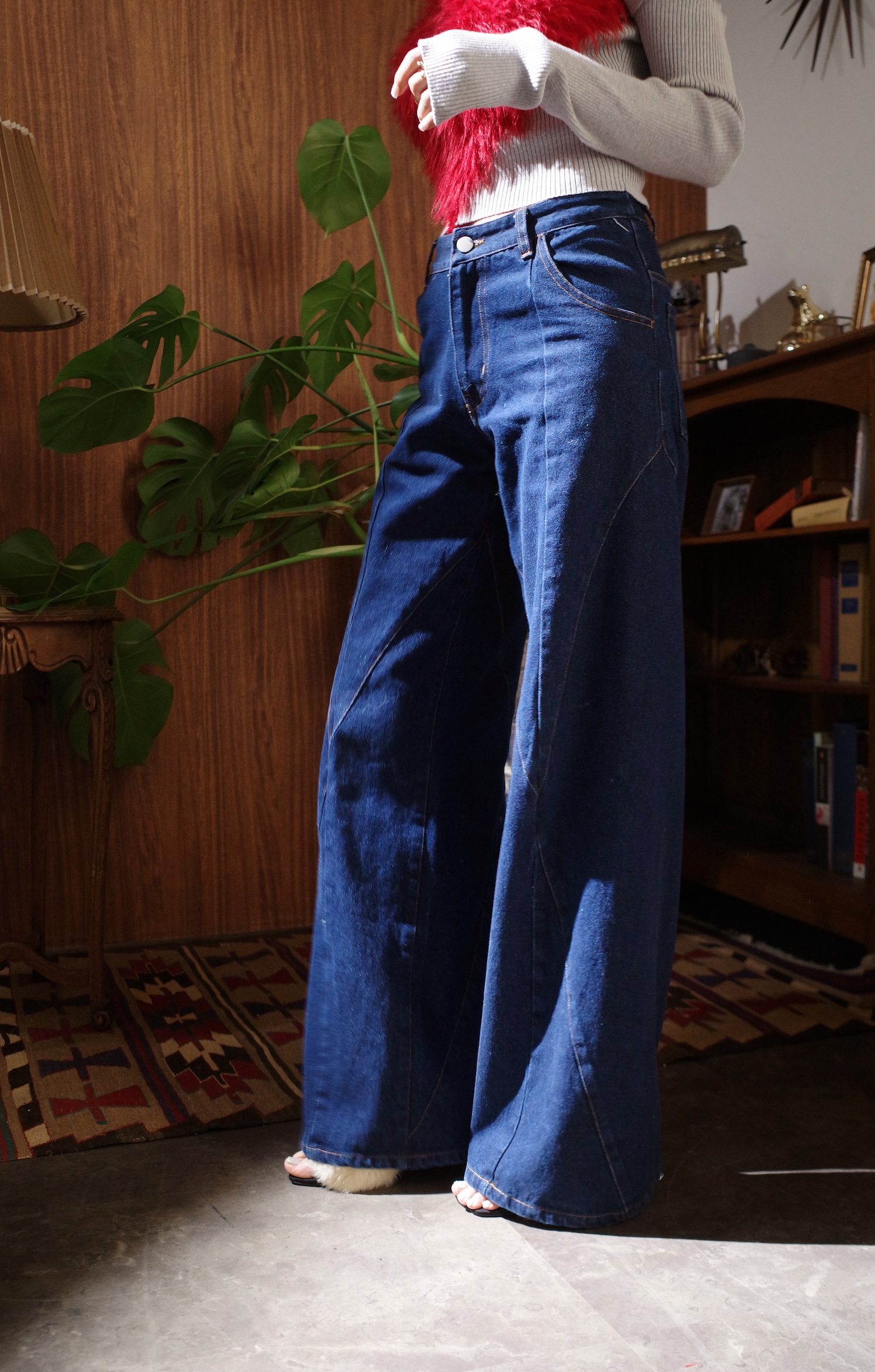 Stitch Line Denim Pants