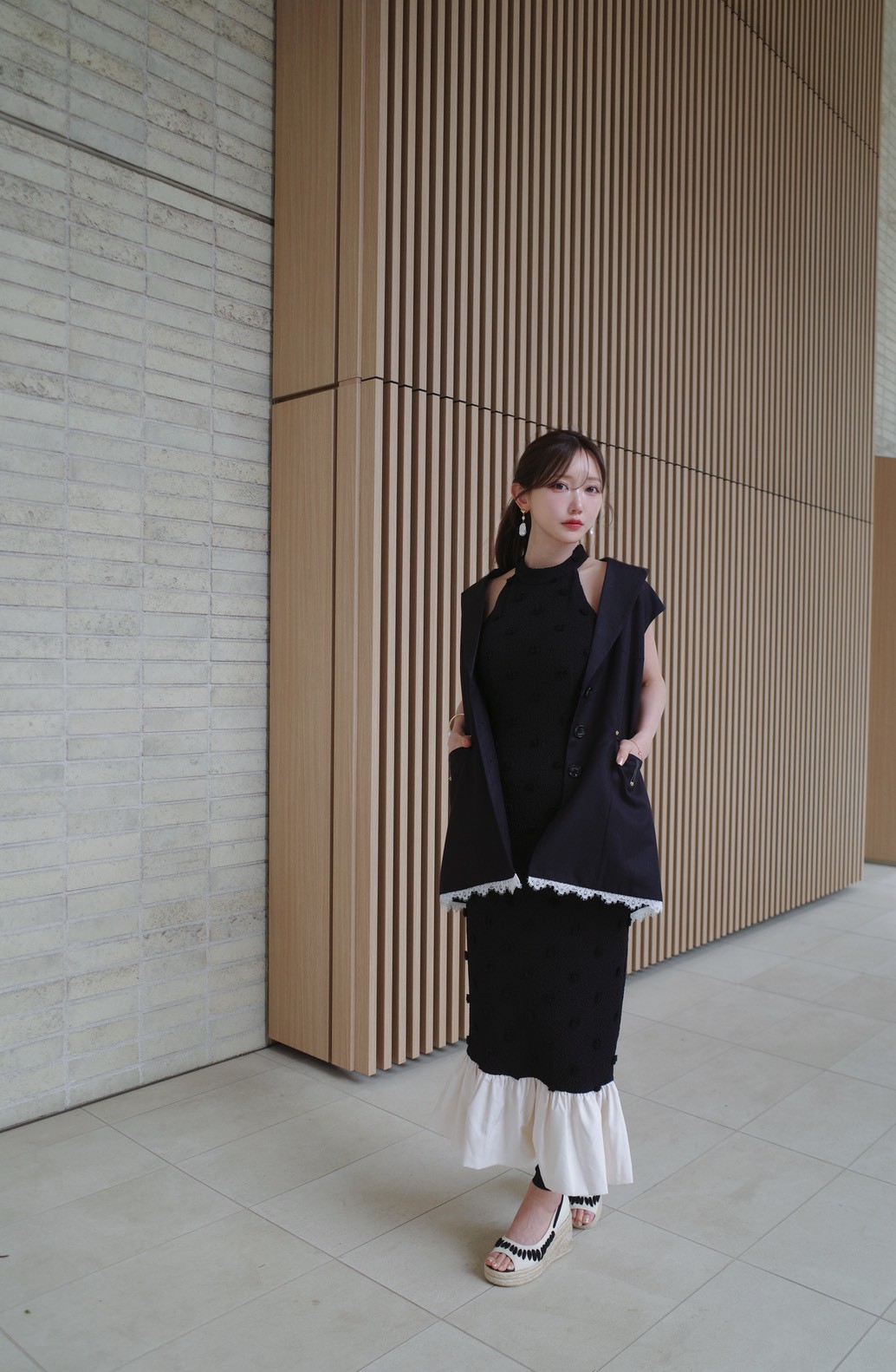 American Sleeve Puffy Dress