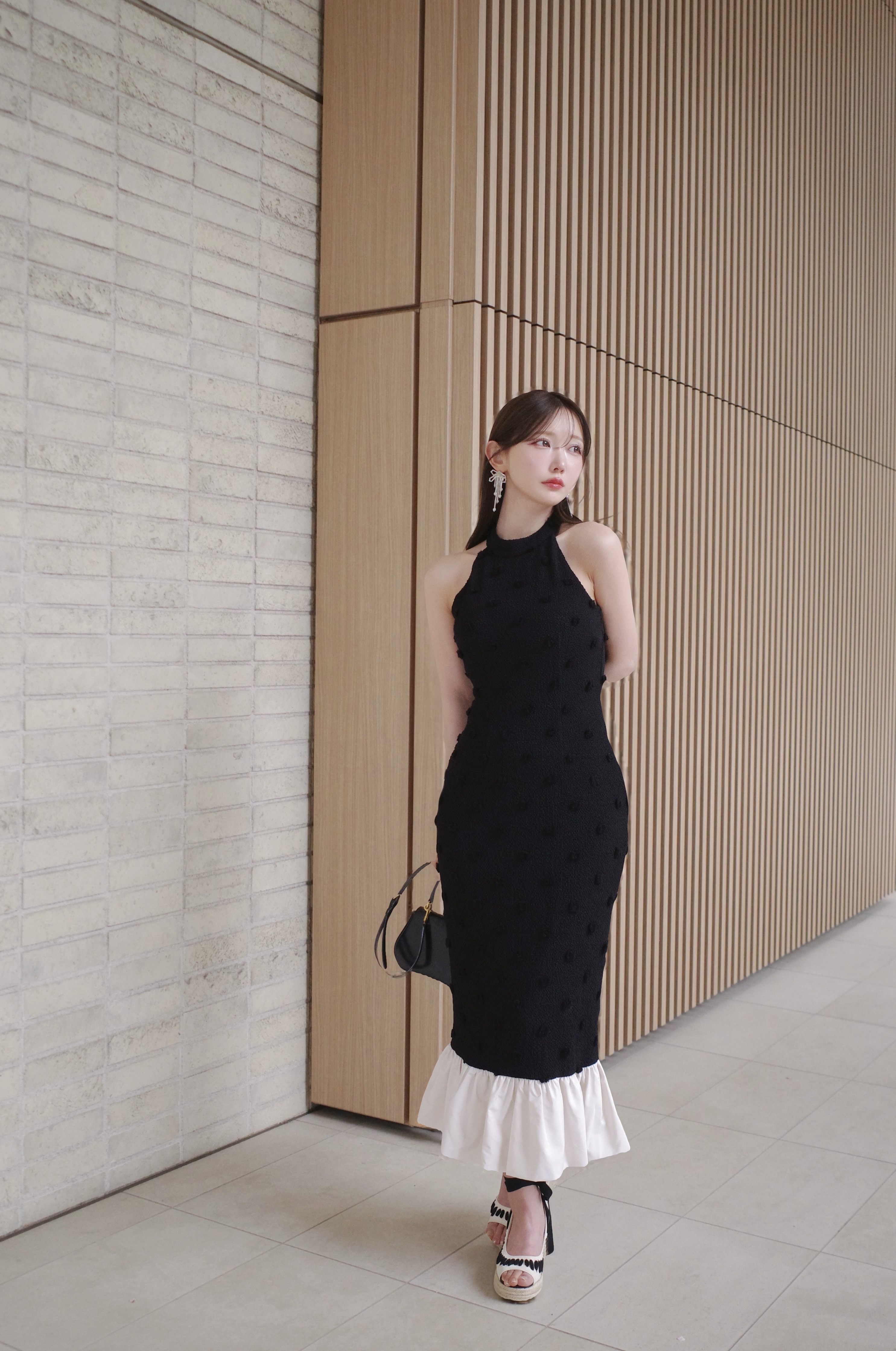 American Sleeve Puffy Dress