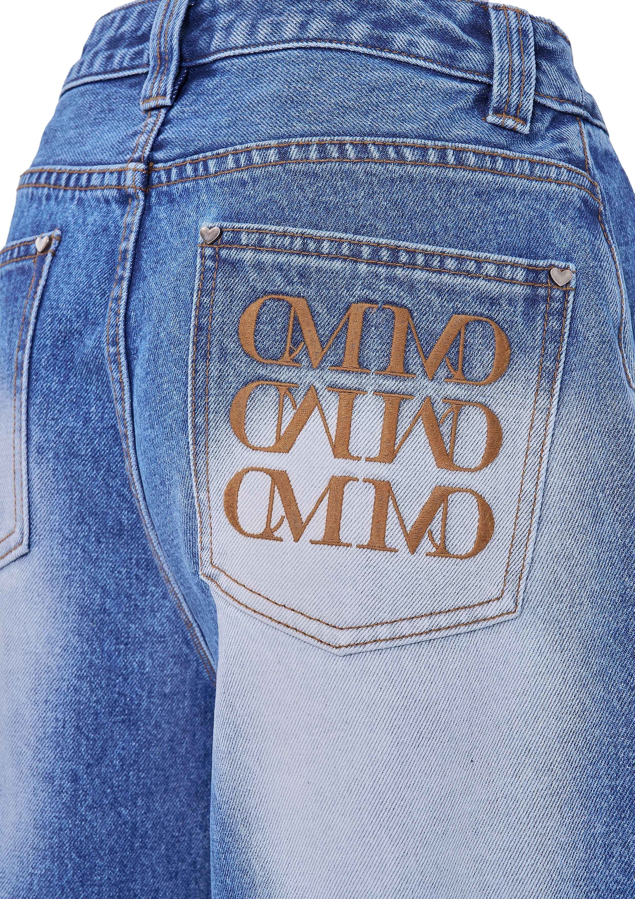Slit Barrel Denim Pants