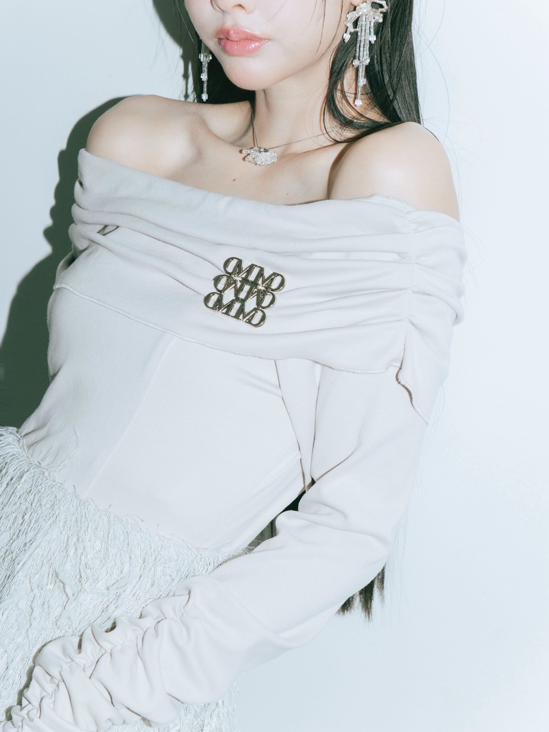 Volume Feather Dress