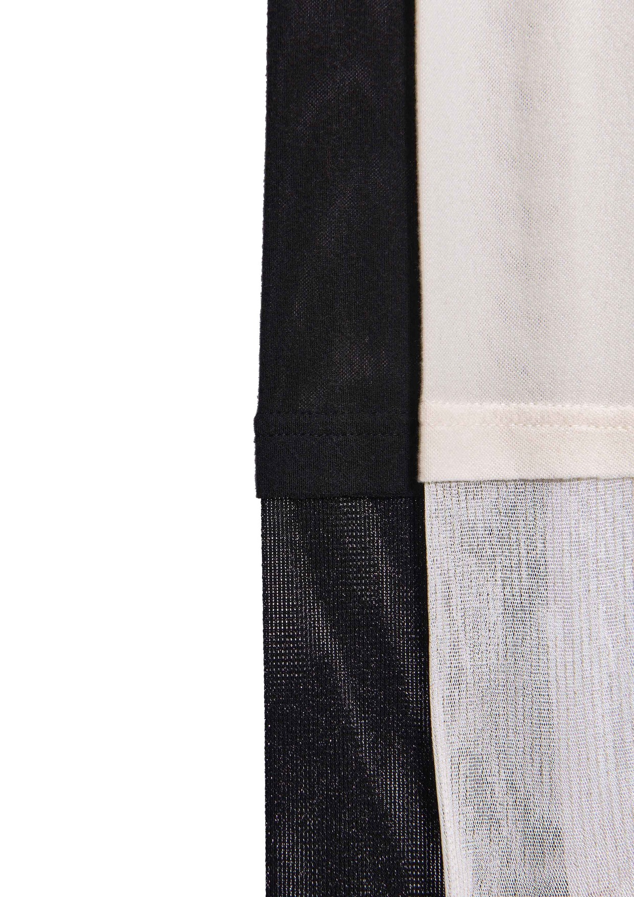 【JOUR by Crayme,】Mix Sheer Tops