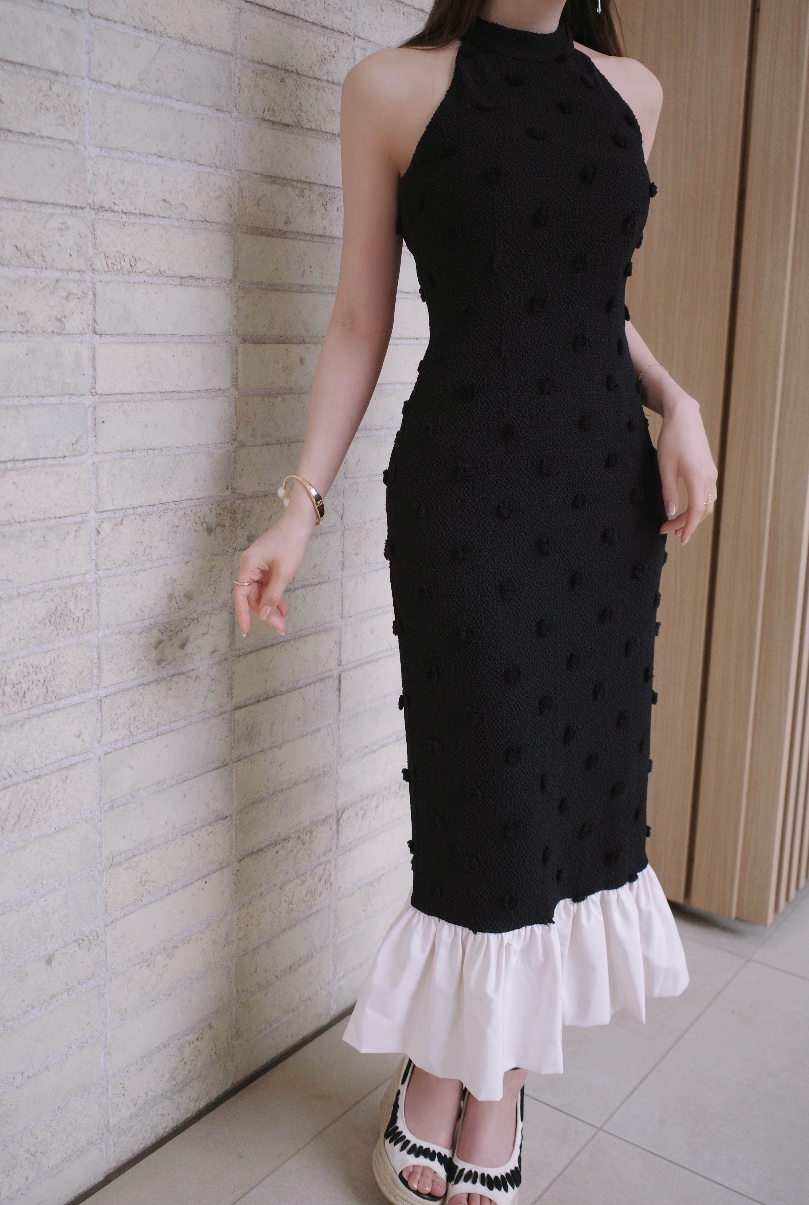 American Sleeve Puffy Dress