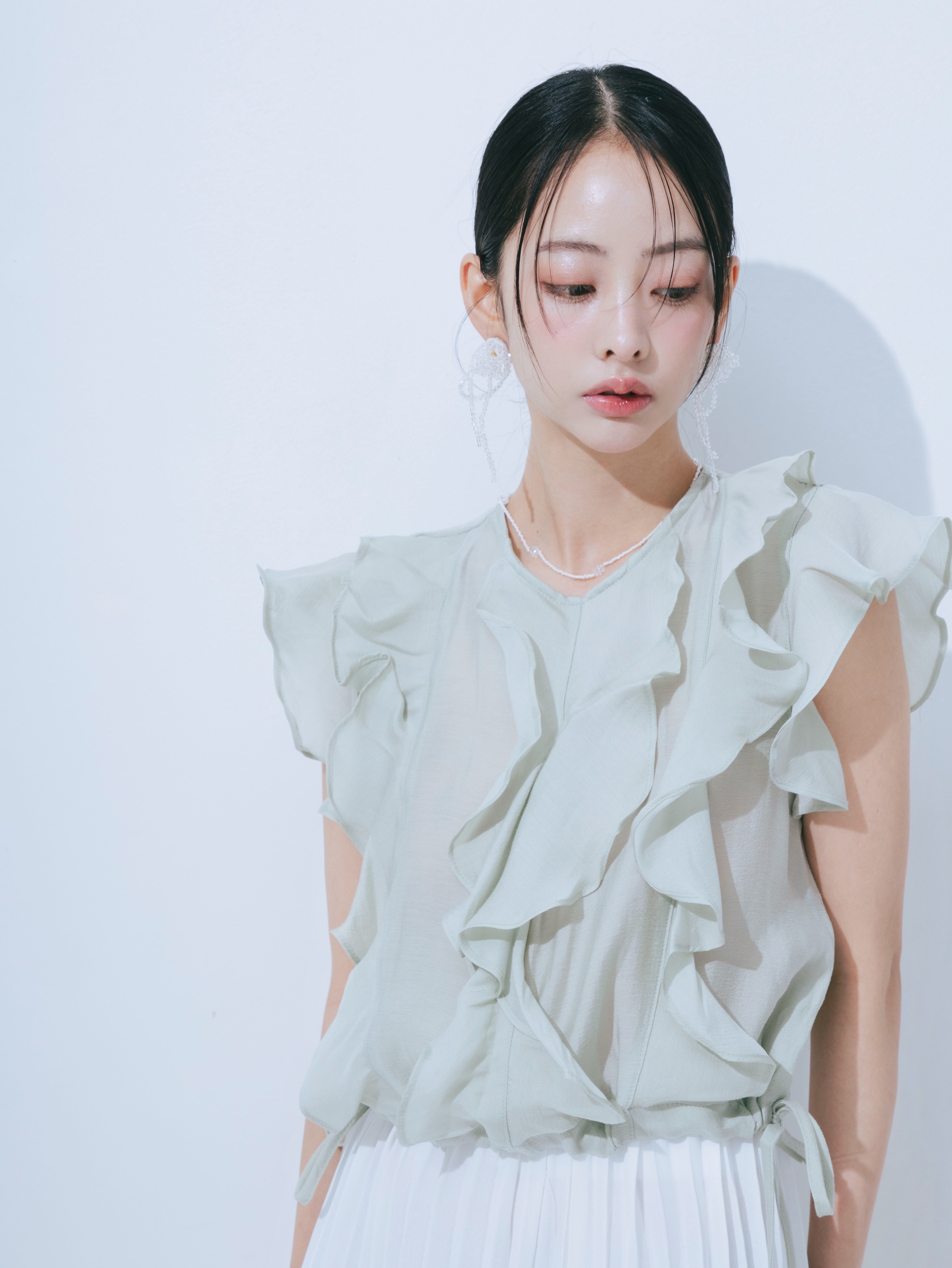 【JOUR by Crayme,】Ruffle Frill Tops
