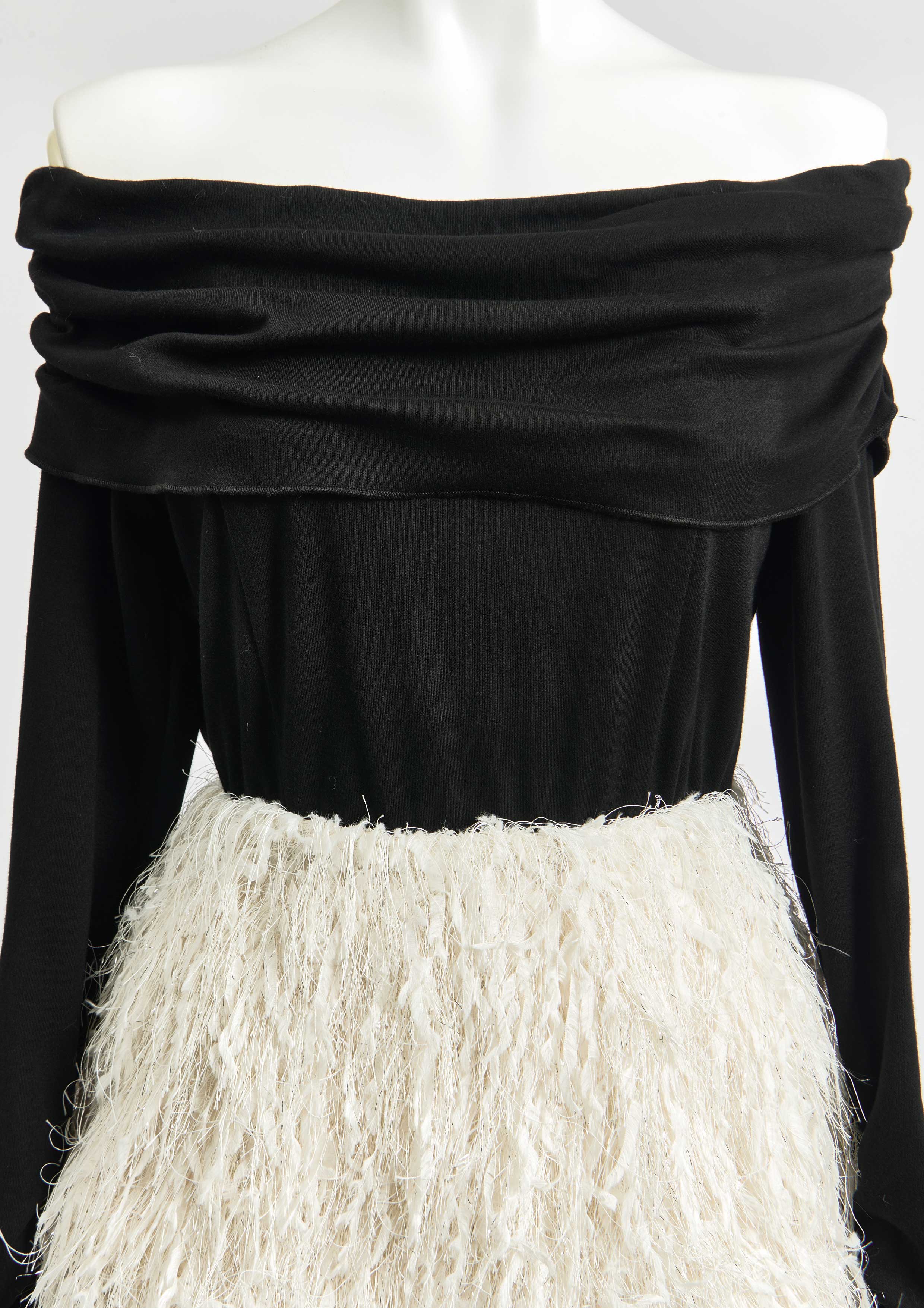 Volume Feather Dress