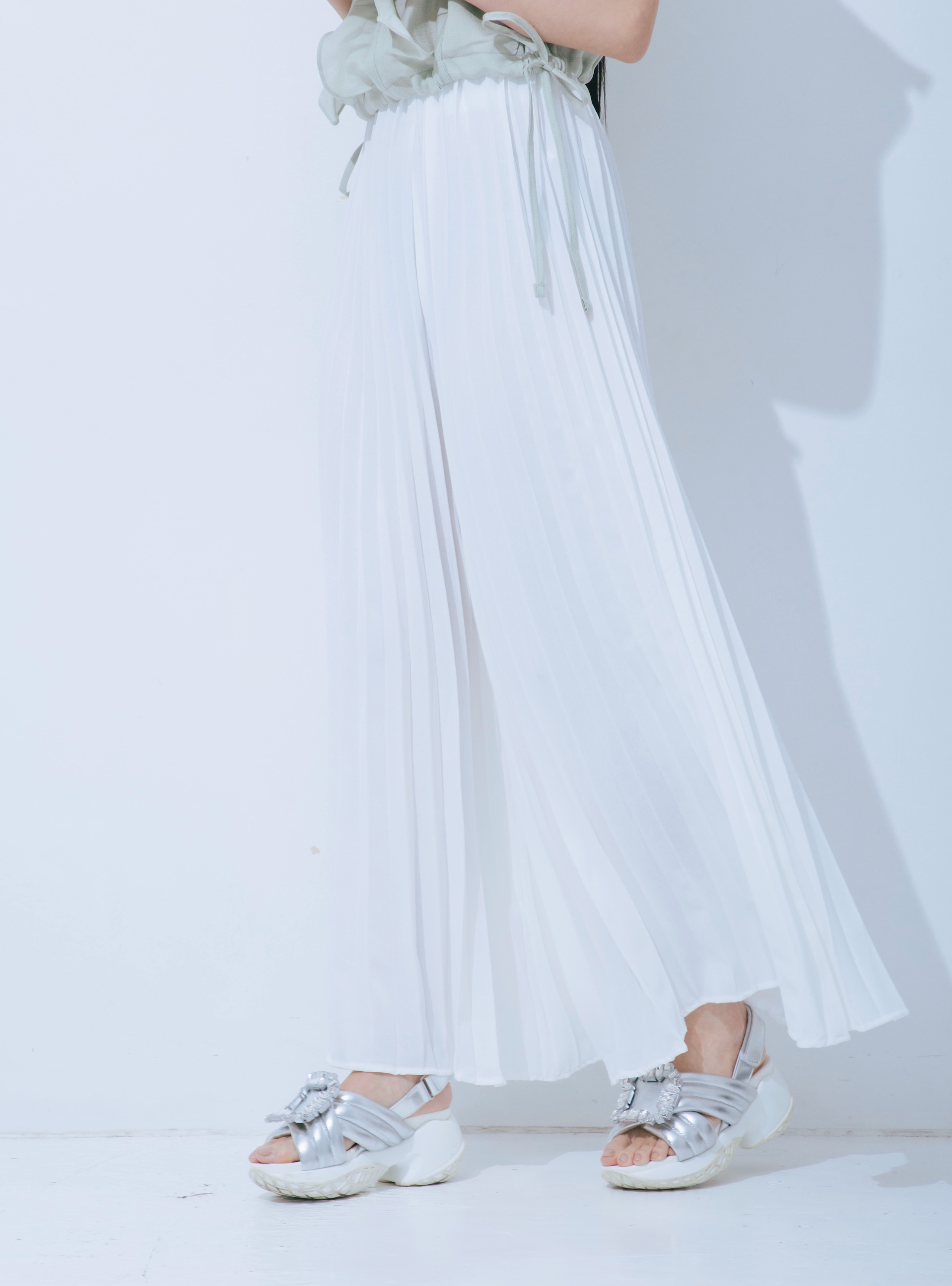 【JOUR by Crayme,】Pleats Flare Pants