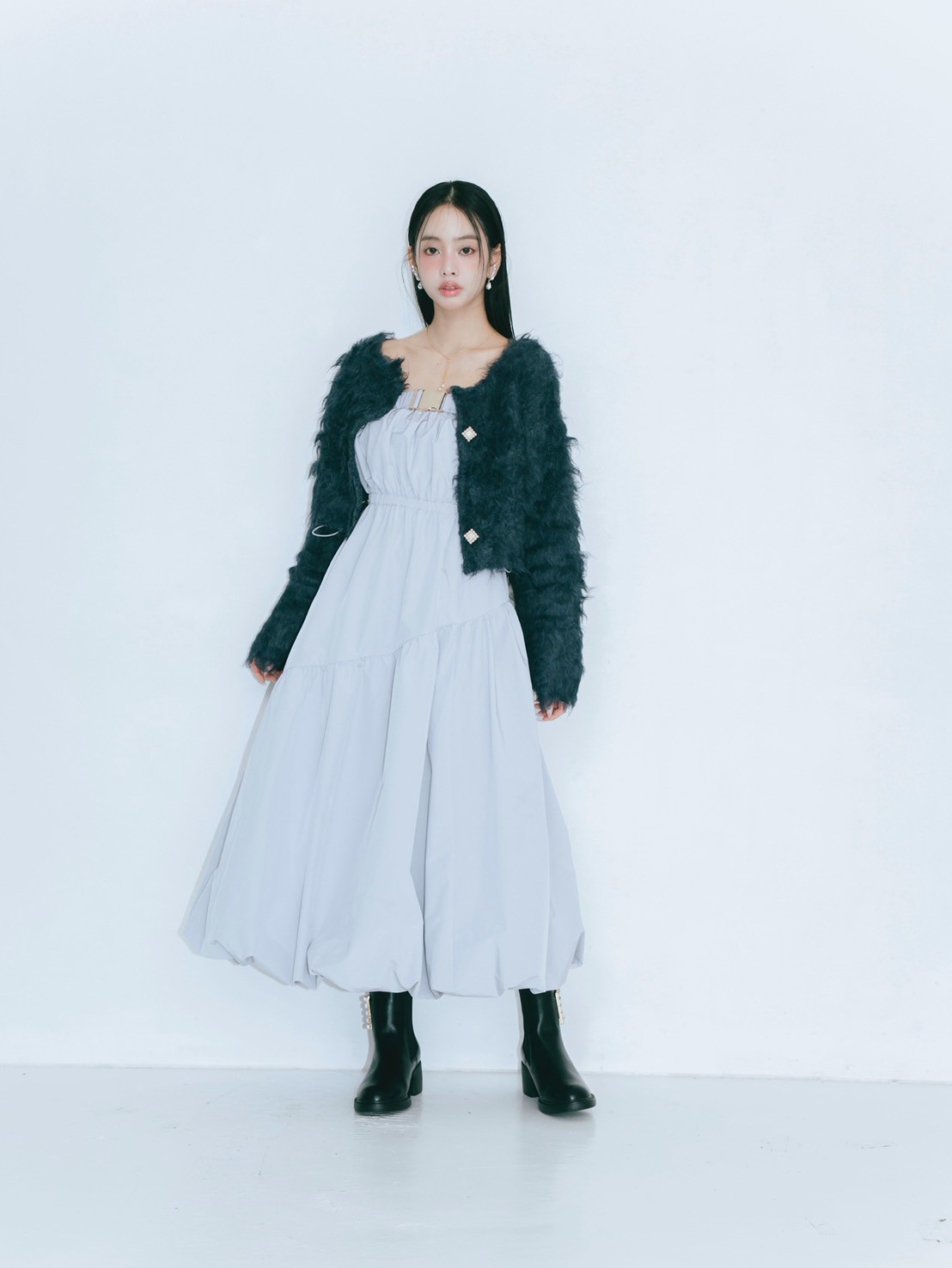 2way Balloon Bare Dress