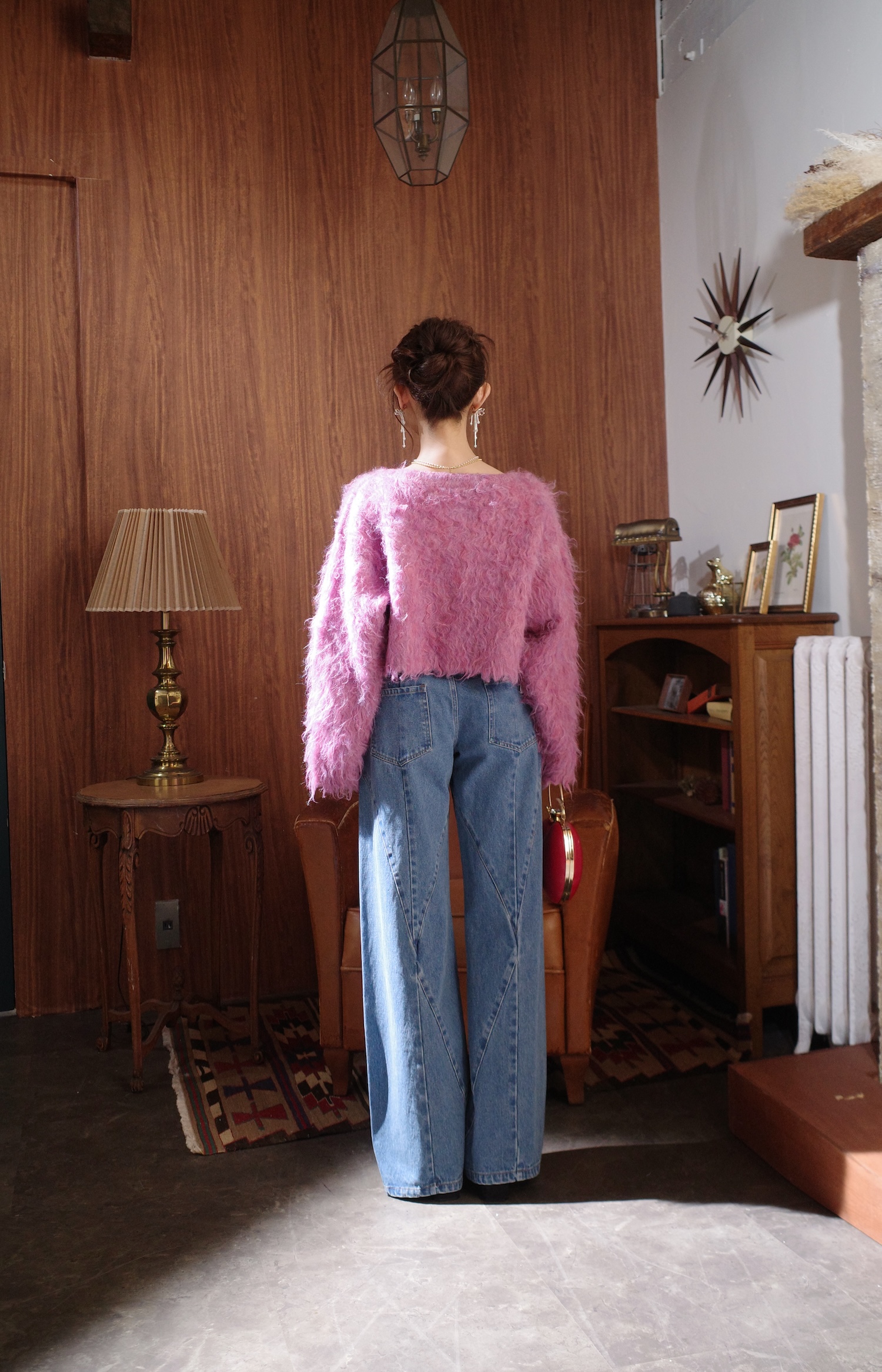 Stitch Line Denim Pants