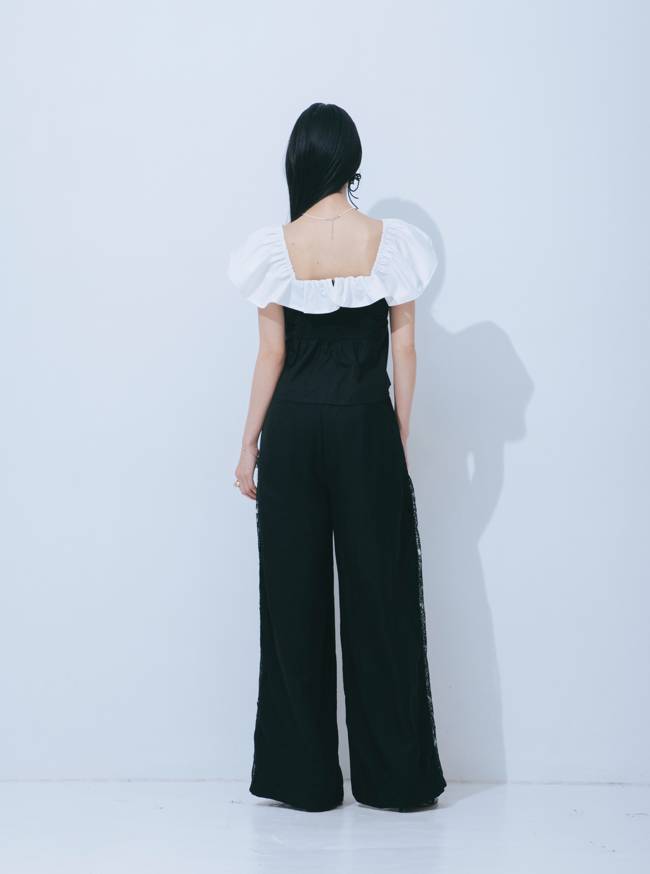 【JOUR by Crayme,】Side Lace Pants