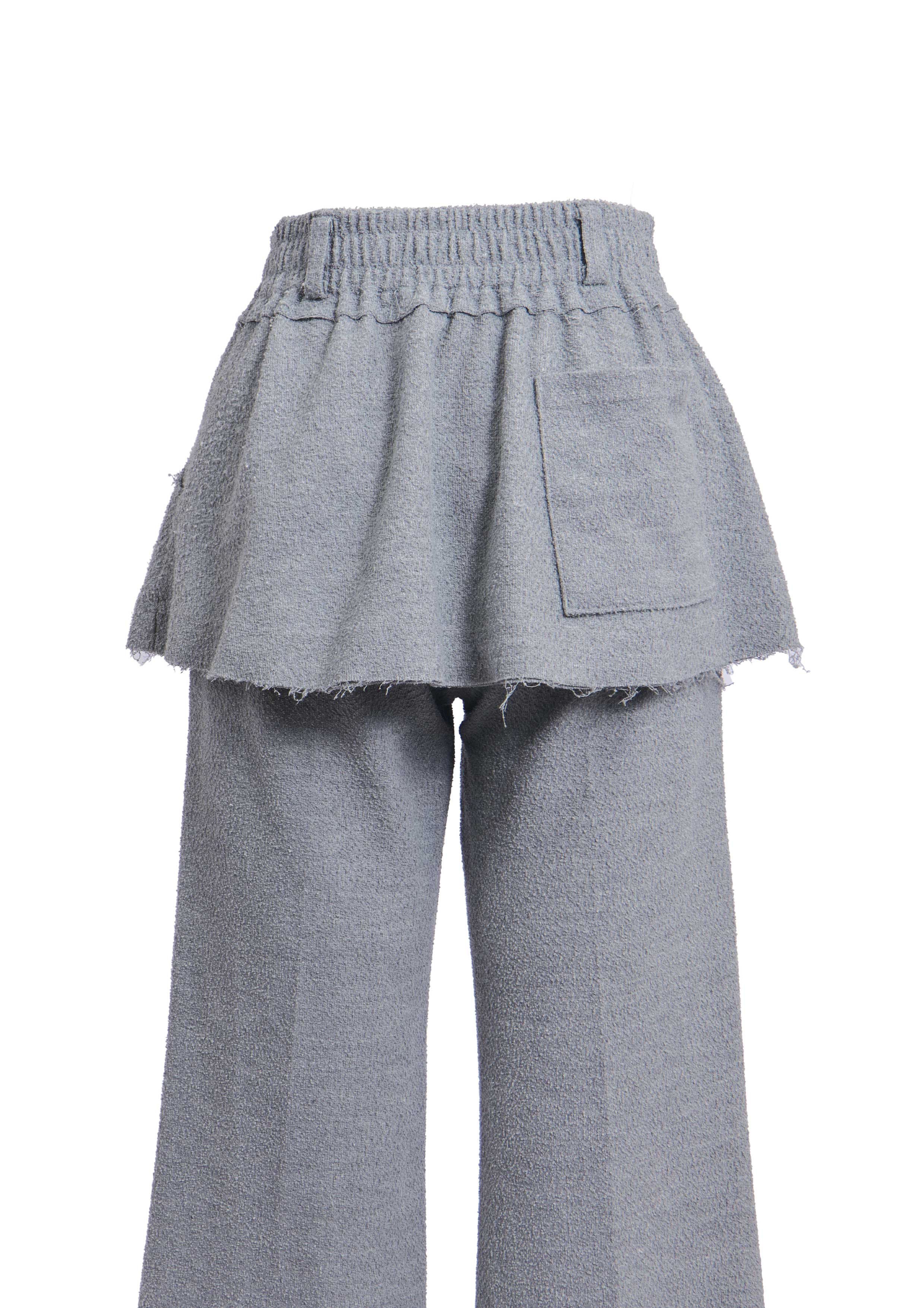 2way Skirt Layered Pants