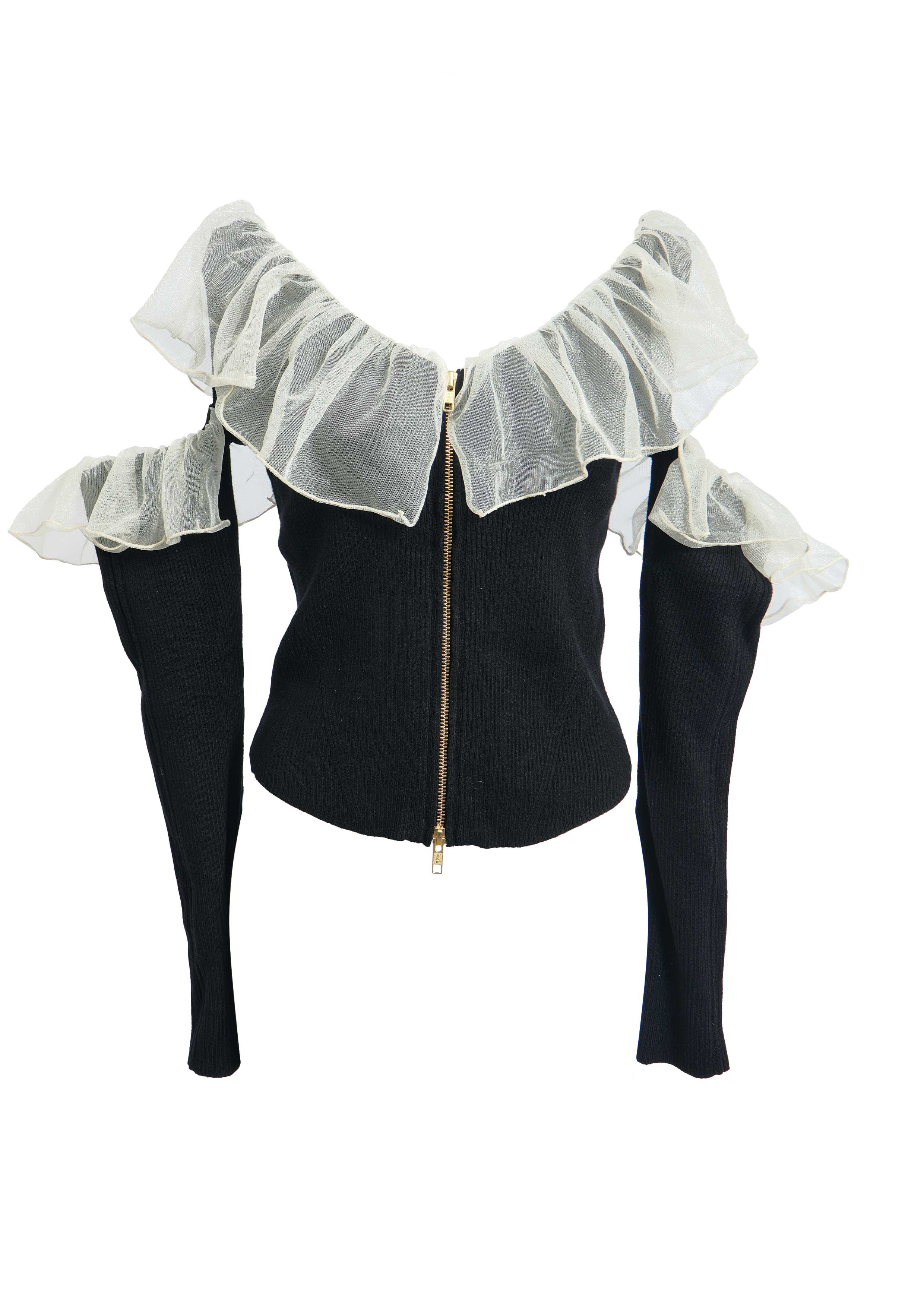 【JOUR by Crayme,】Fairy Frill Knit