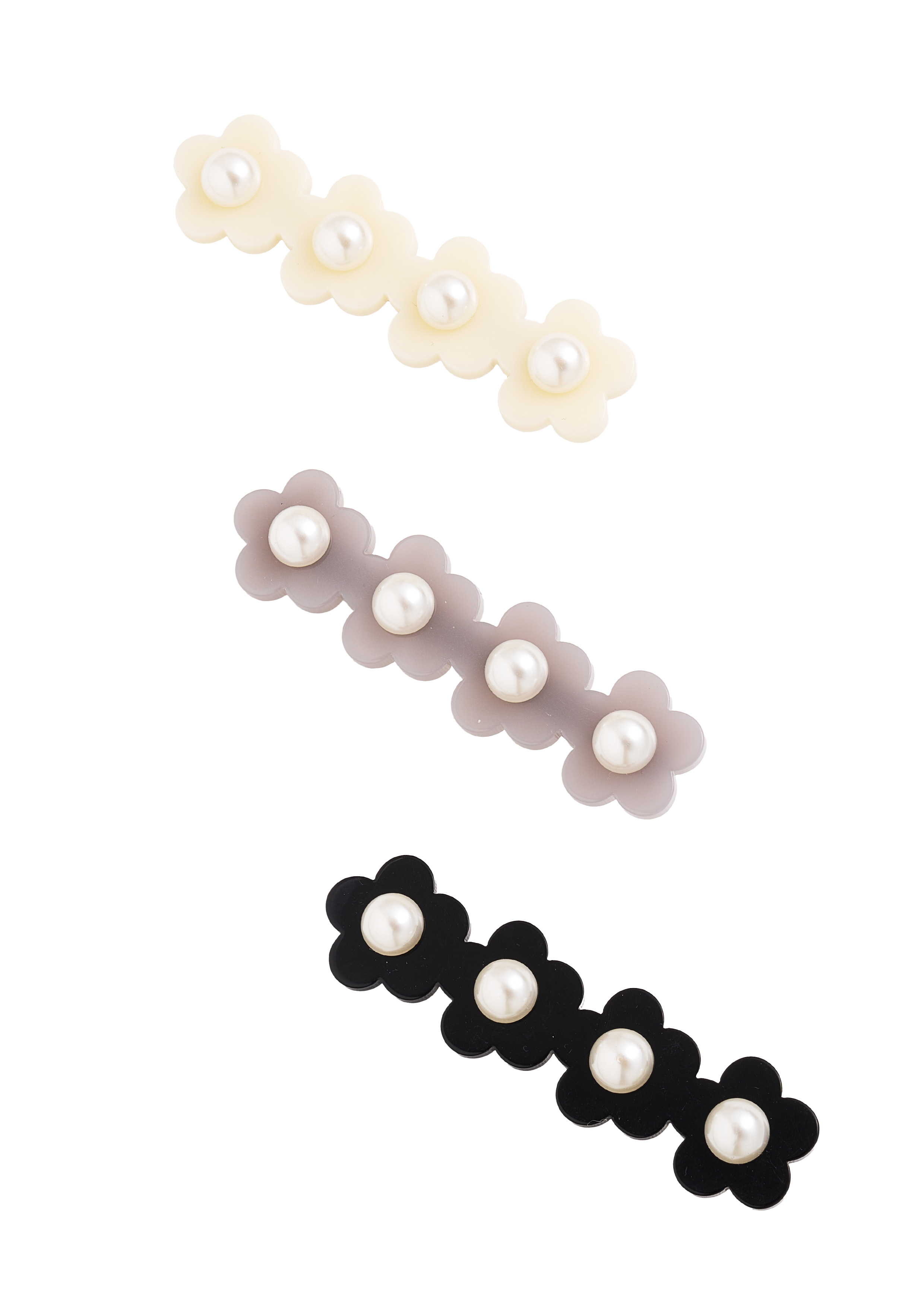 Flower Pearl Clip