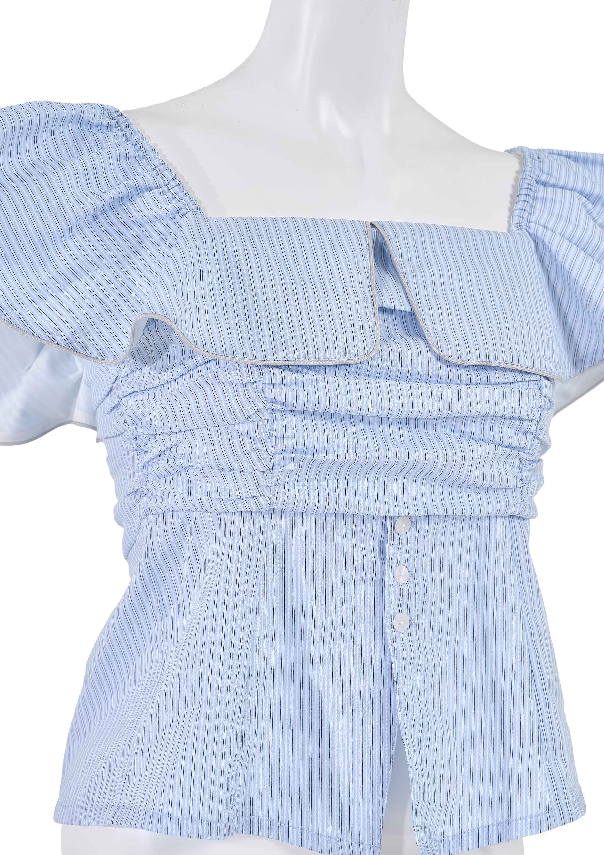 【JOUR by Crayme,】2way Frill Shirt Tops