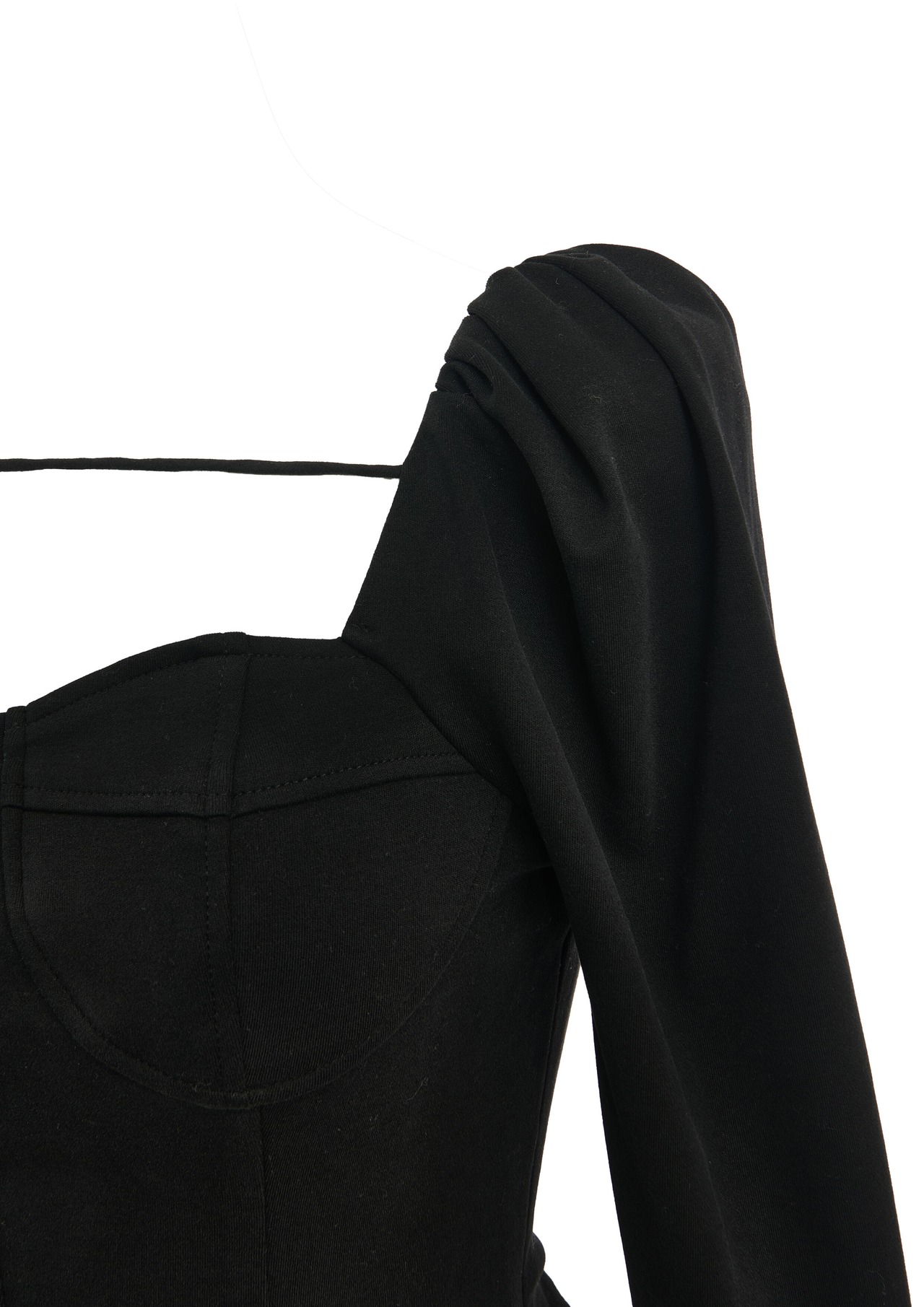 Peplum Tulle Bustier Tops