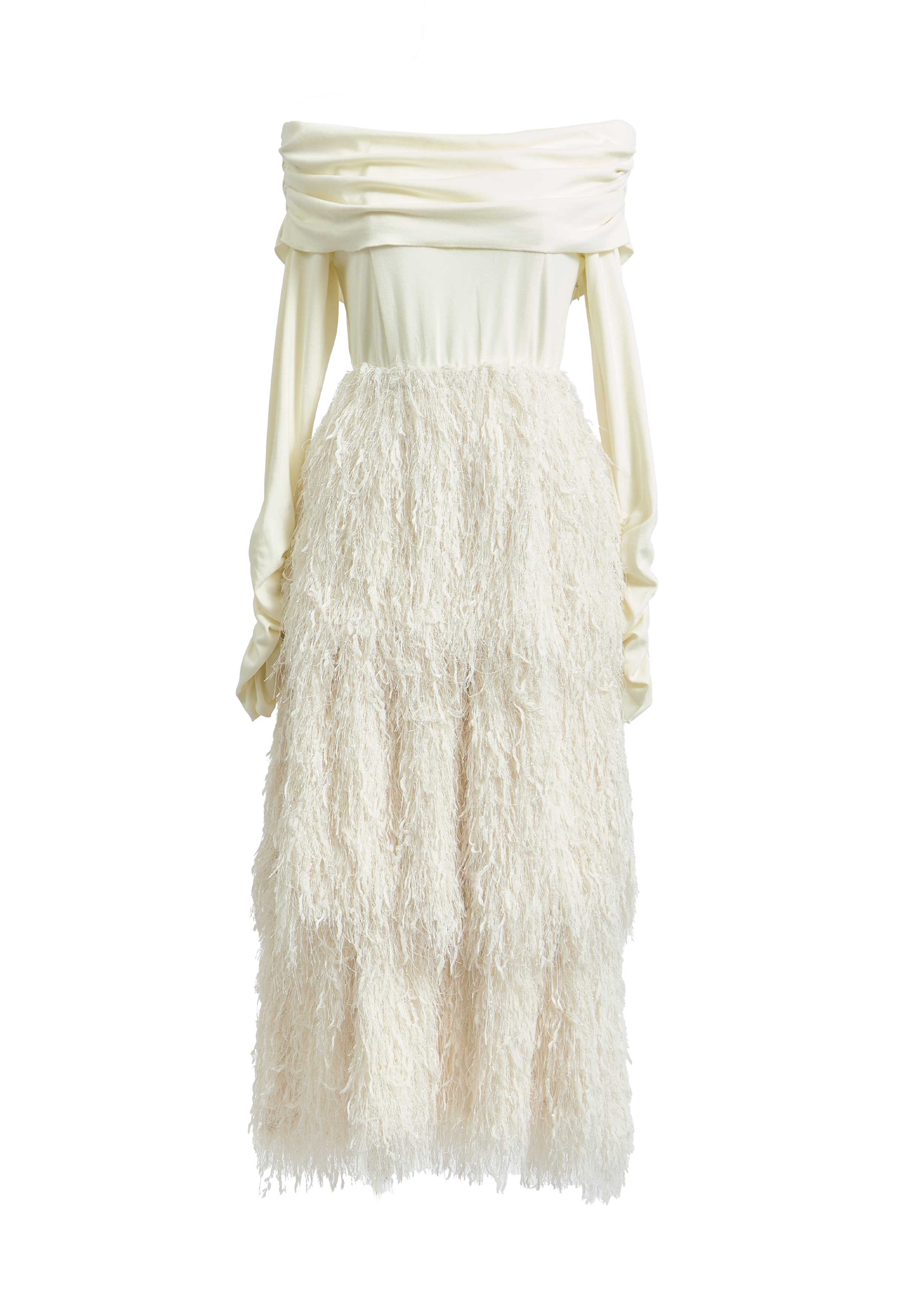 Volume Feather Dress