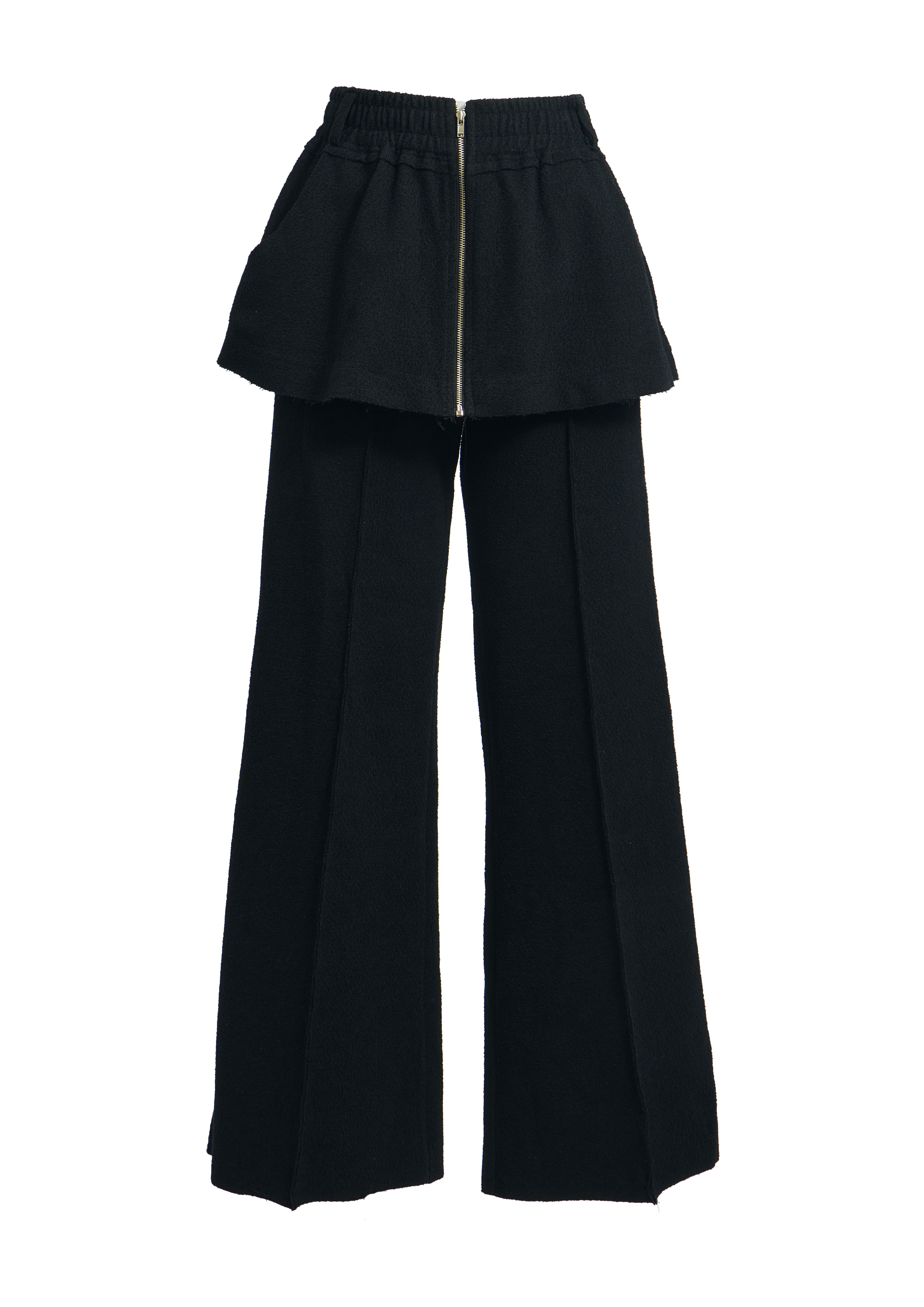 2way Skirt Layered Pants