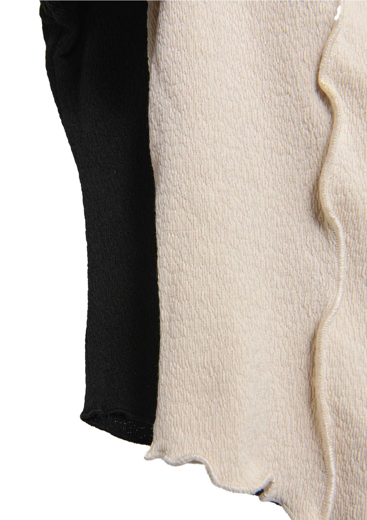 Asymmetry Hem Line Logo Tops