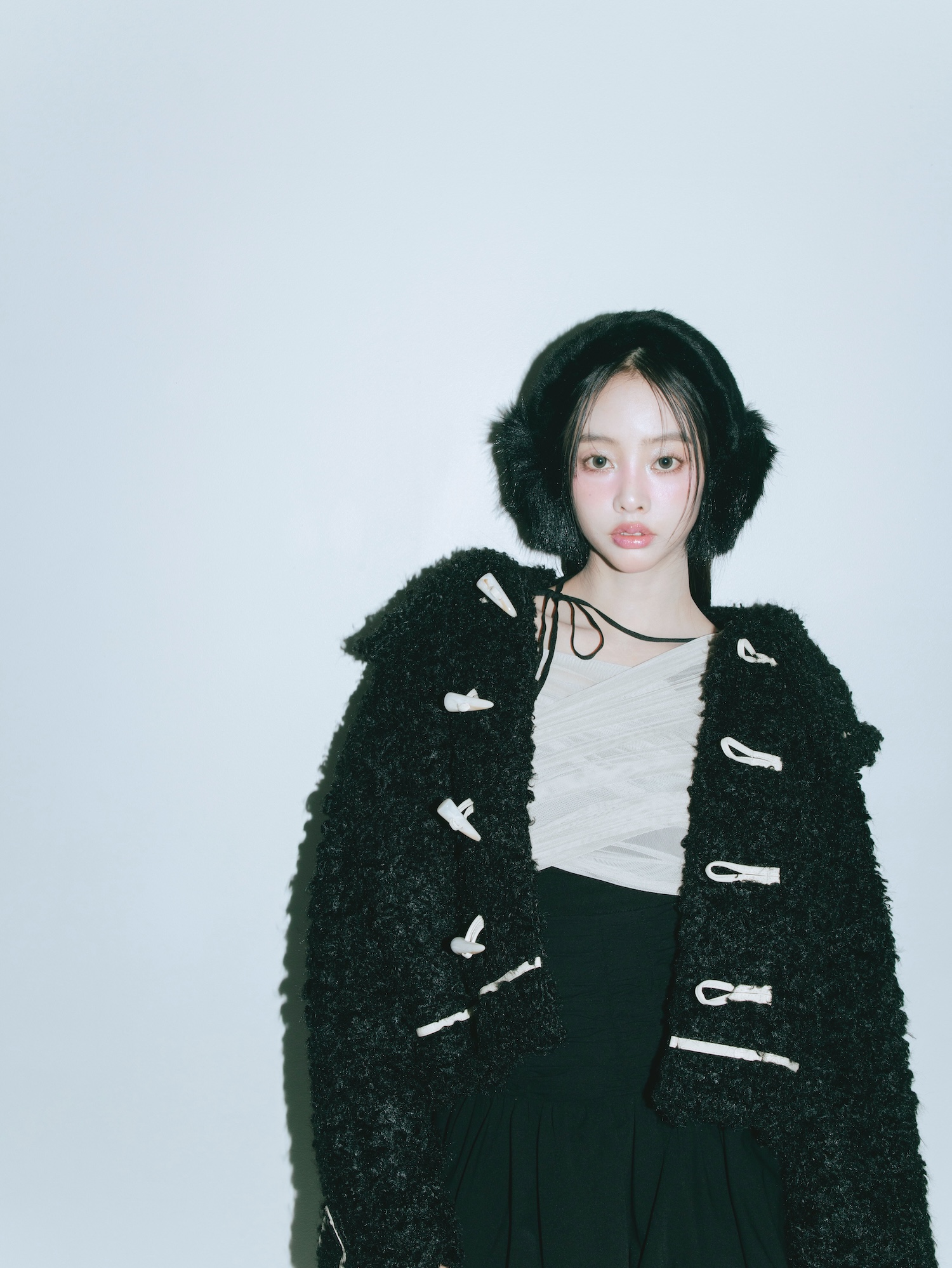 Poodle Boa Coat