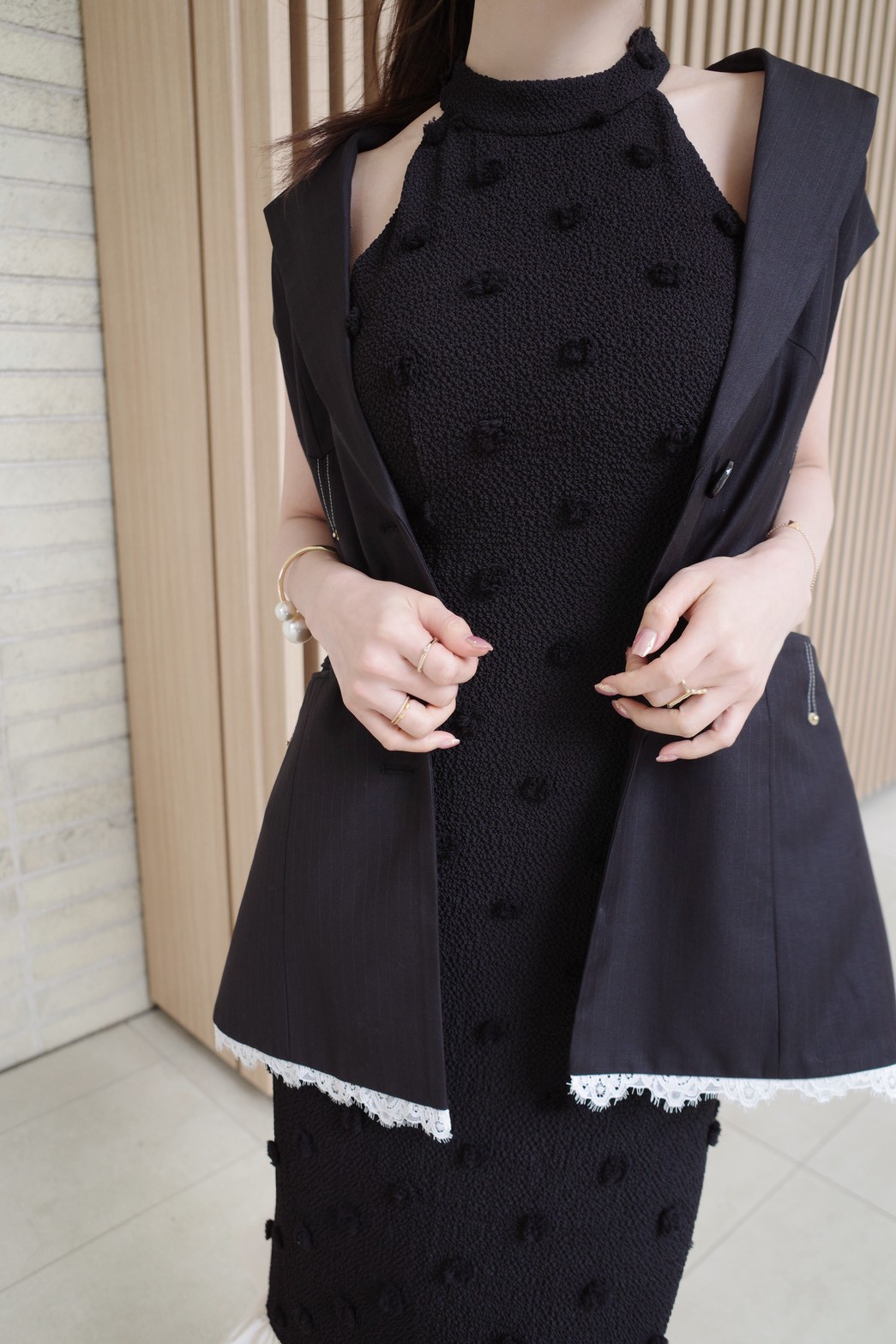 Hem Lace Gilet