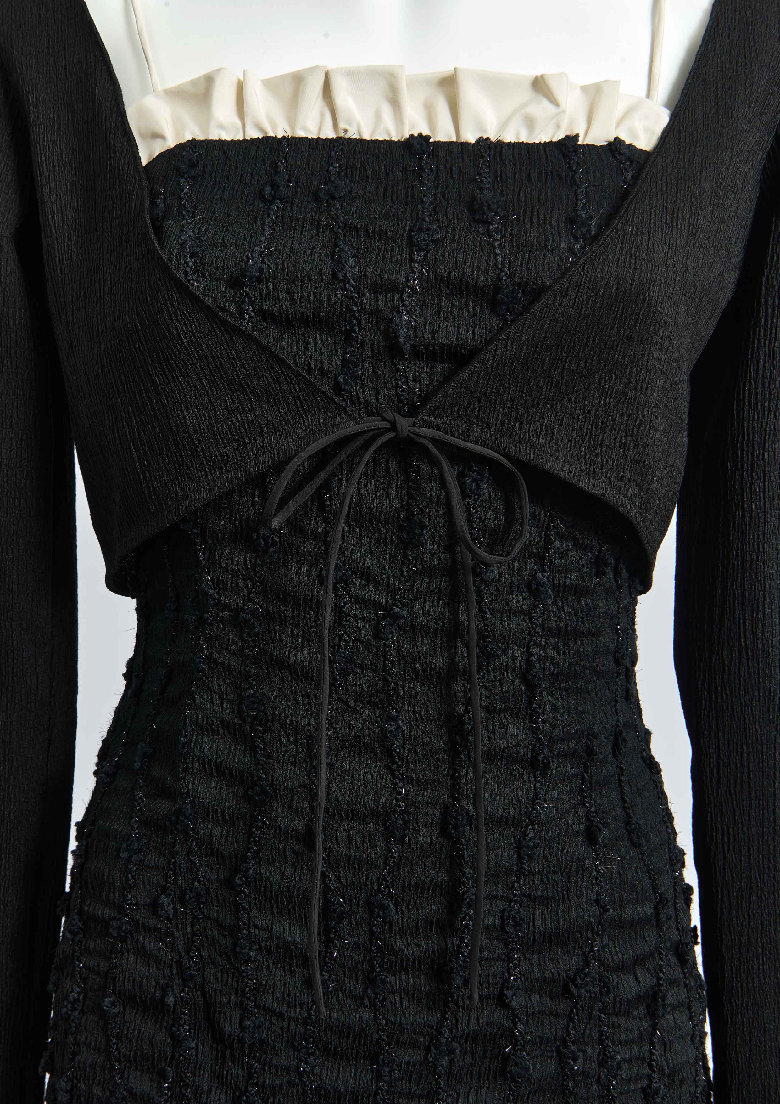 Whip Frill Fringe Dress Set