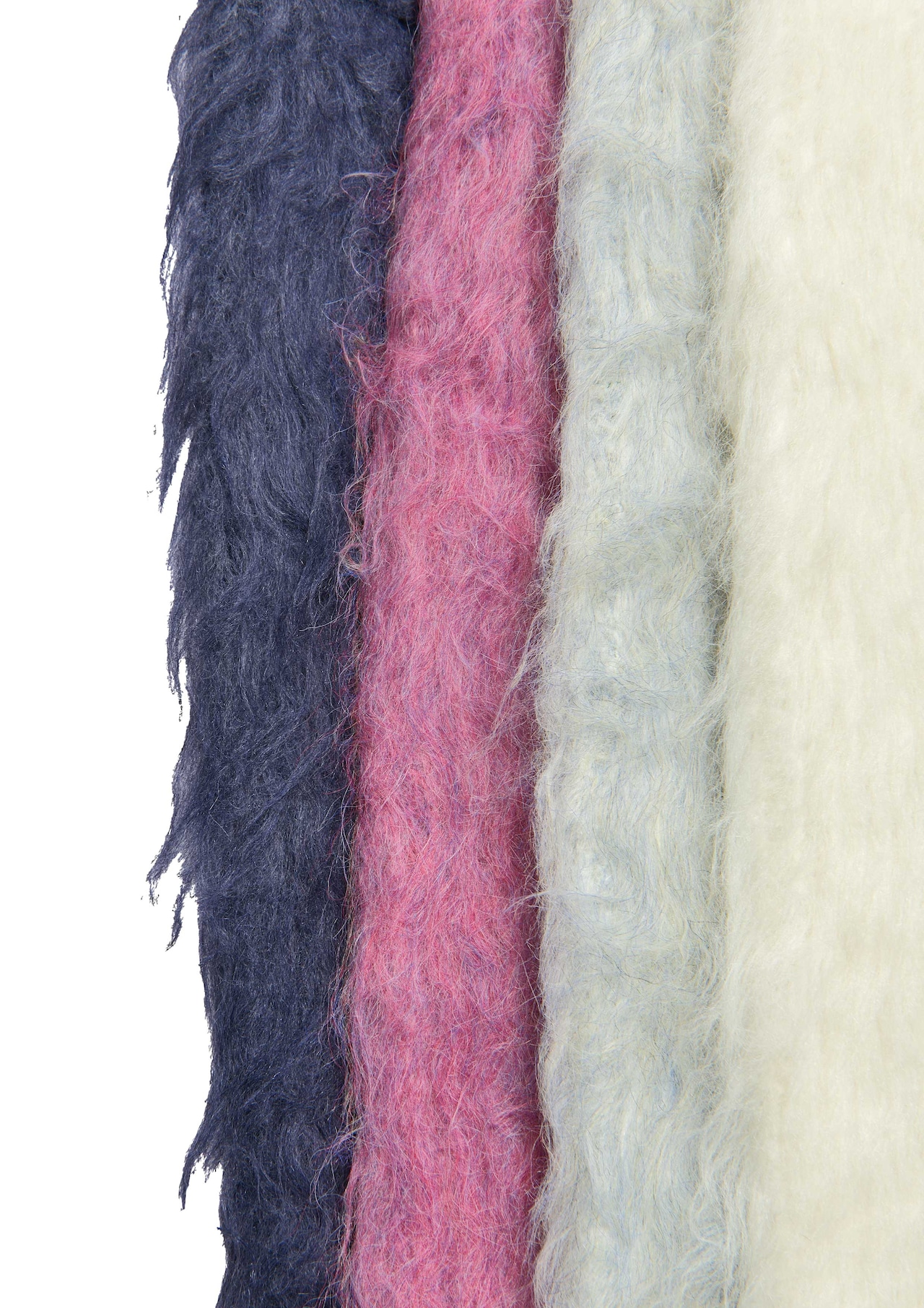 Scallop Shaggy Knit Cardigan