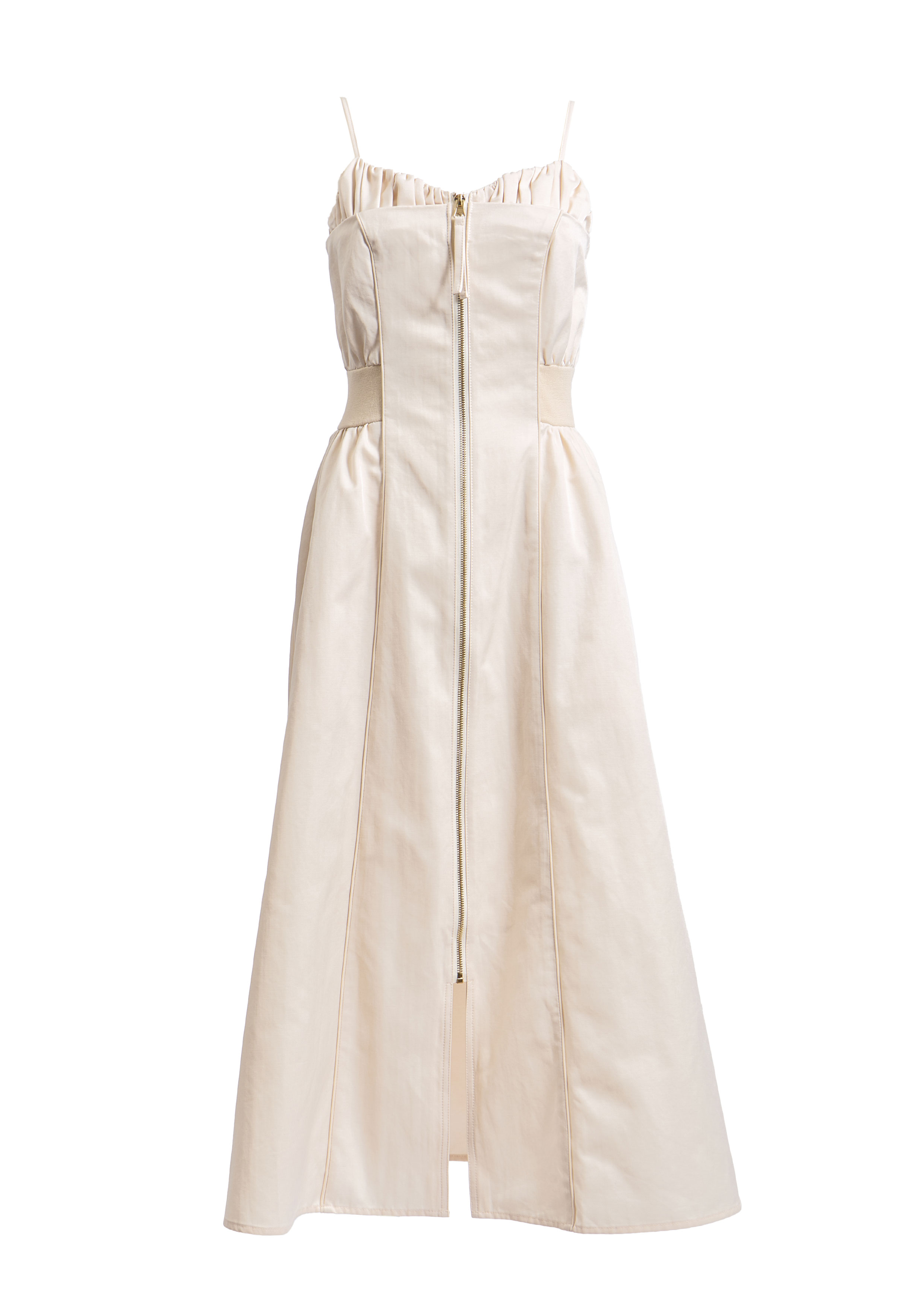 【JOUR by Crayme,】Front Zip Line Dress Set