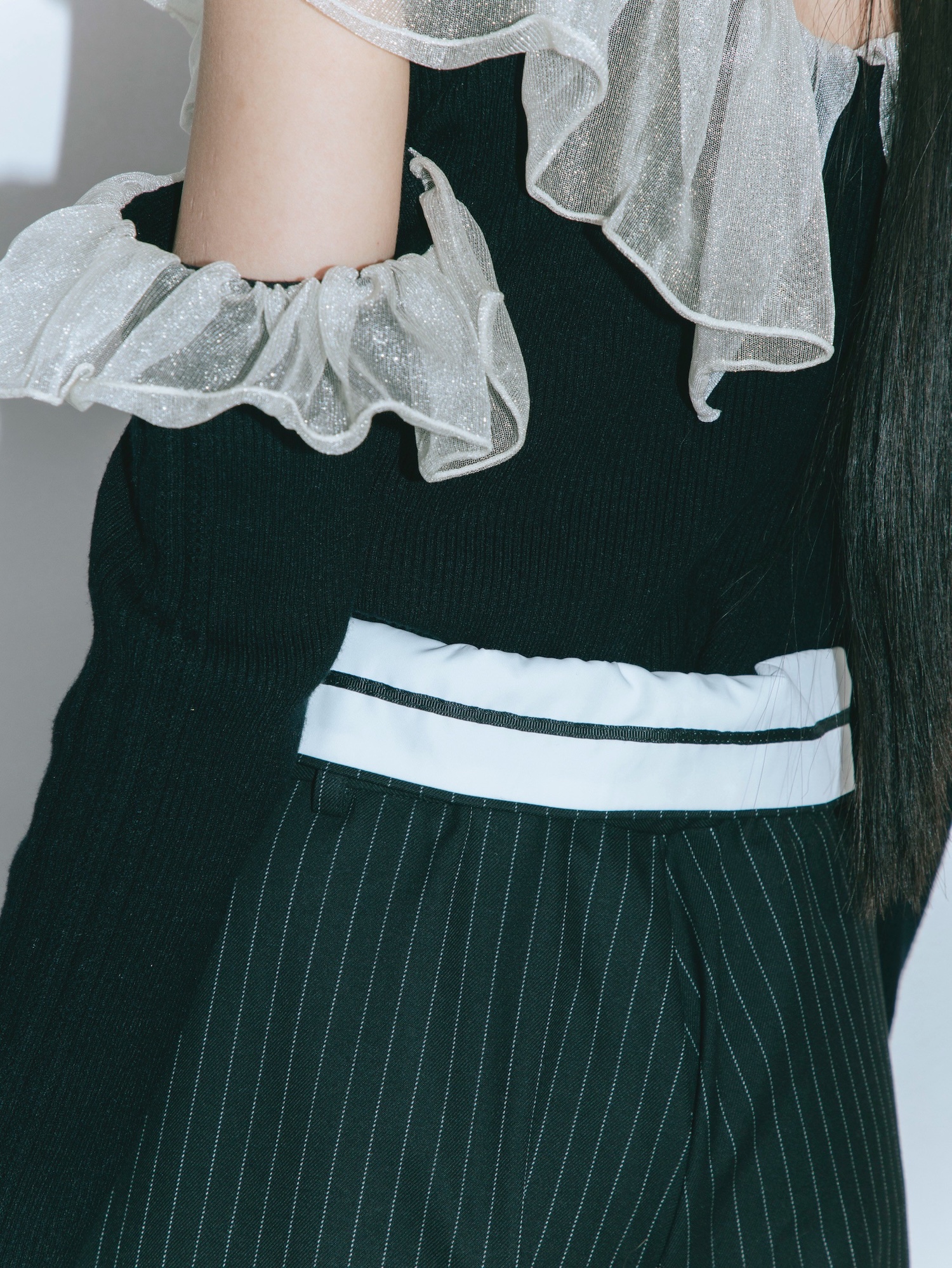 【JOUR by Crayme,】Flap Line Wide Pants