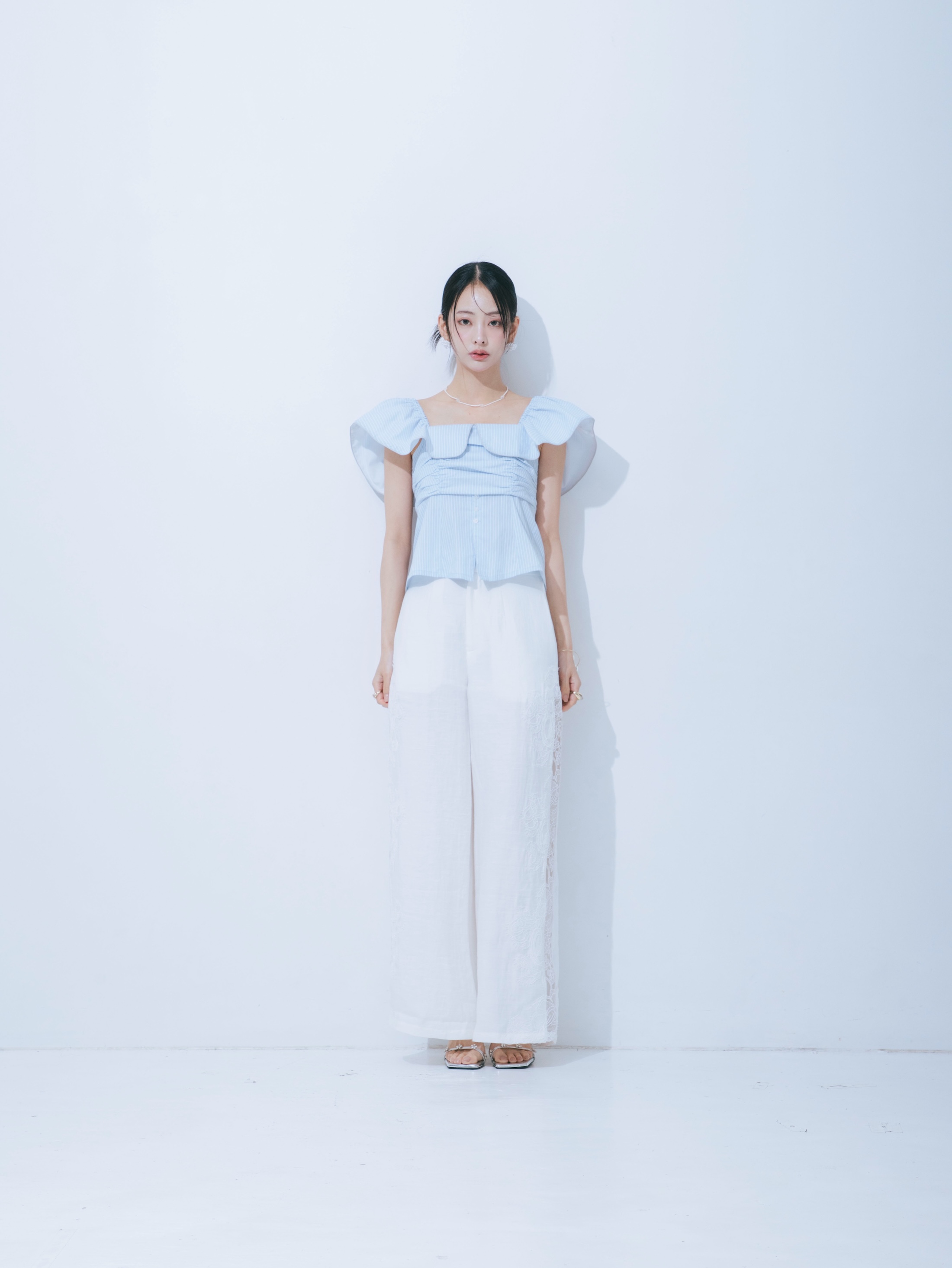 【JOUR by Crayme,】Side Lace Pants