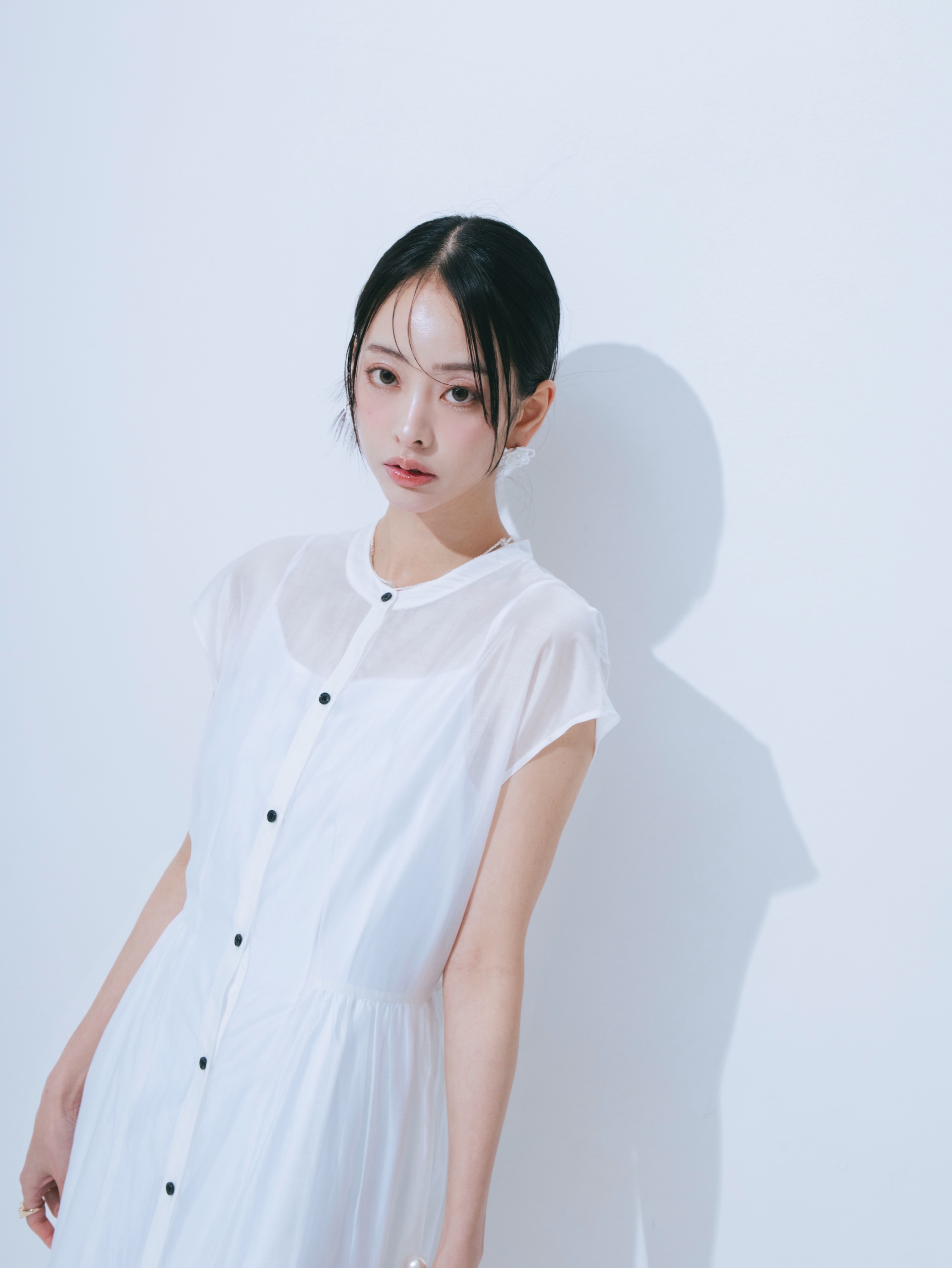 【JOUR by Crayme,】Airy Cool Sheer Dress