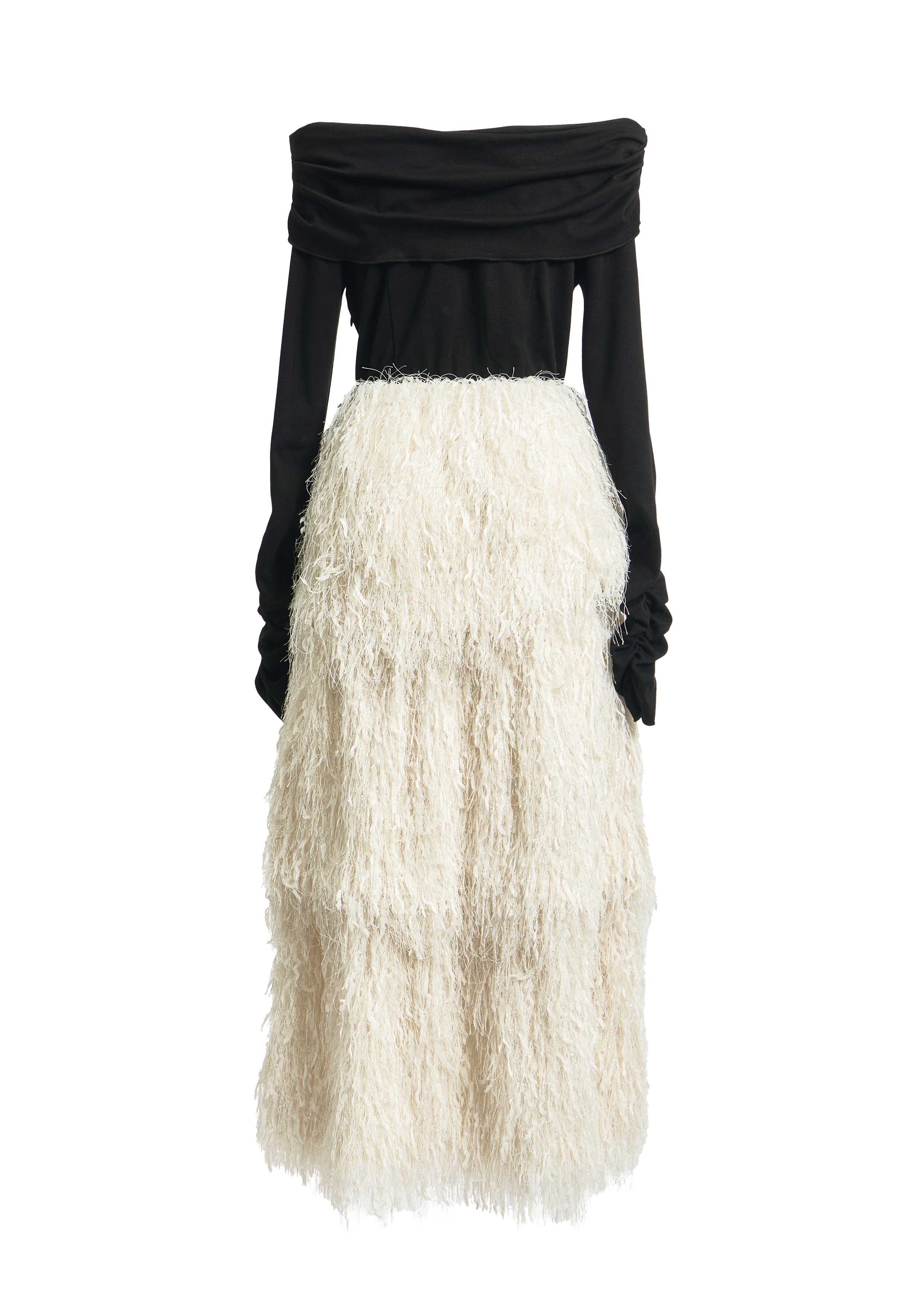 Volume Feather Dress