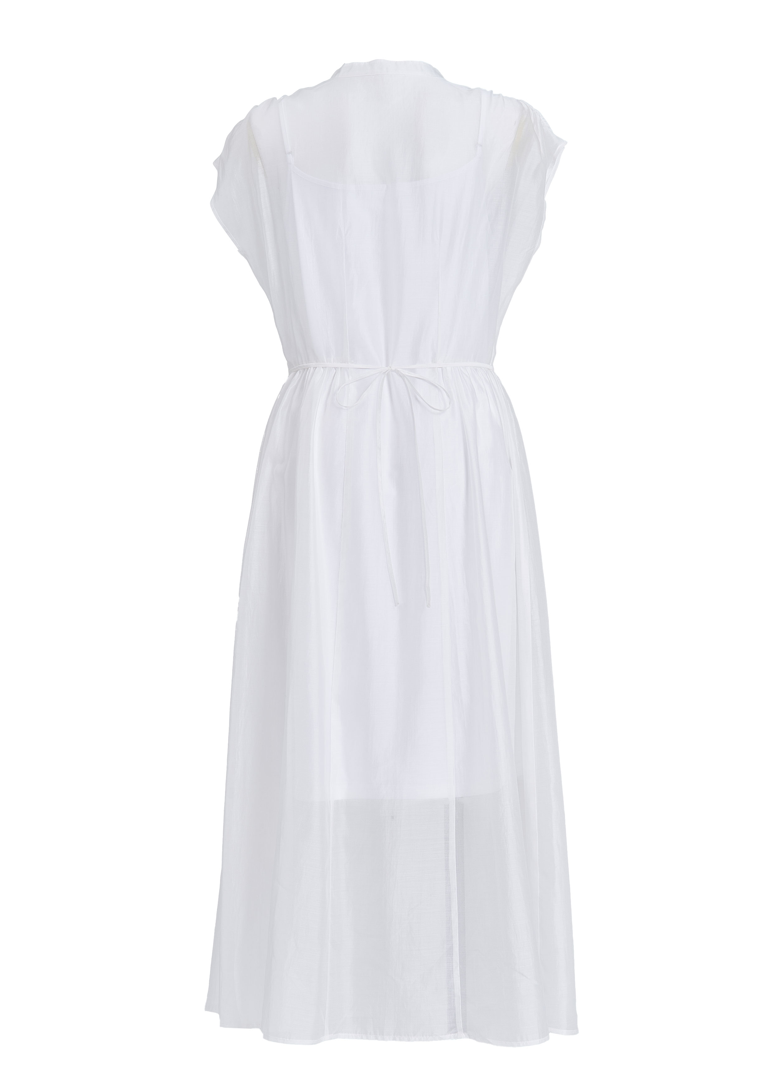 【JOUR by Crayme,】Airy Cool Sheer Dress