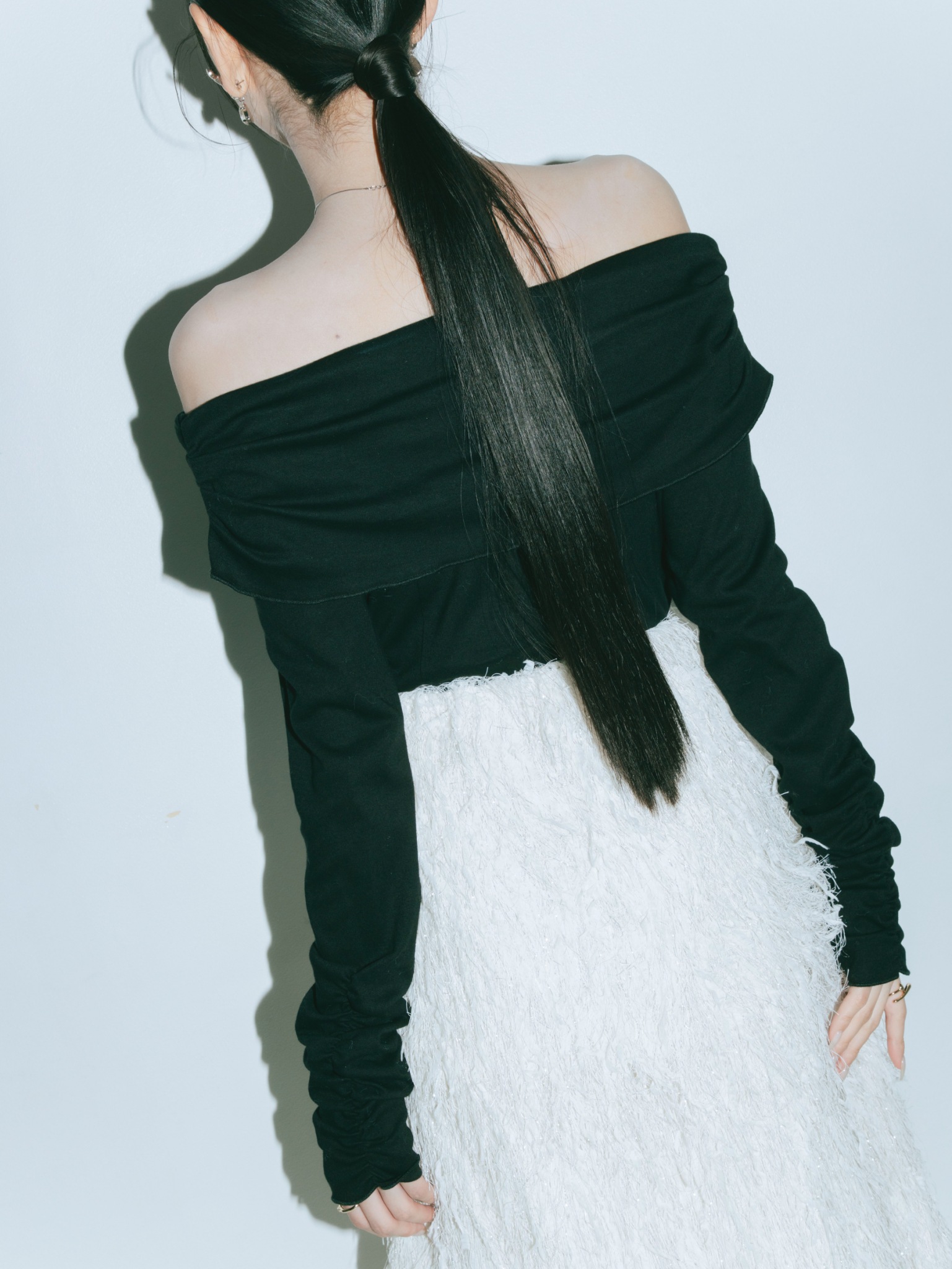 Volume Feather Dress