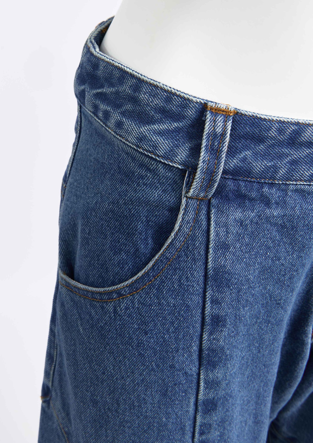 Stitch Line Denim Pants