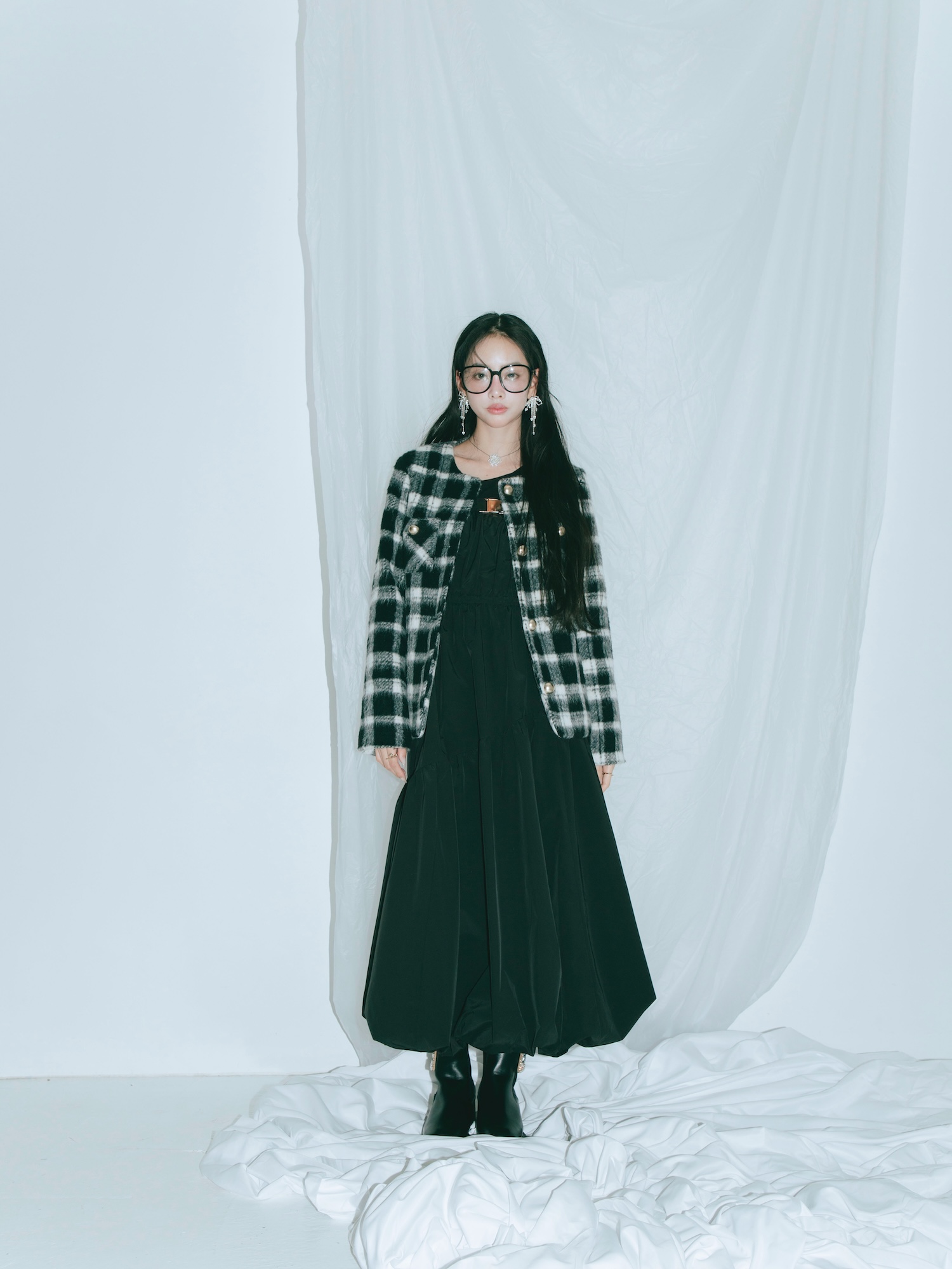 2way Balloon Bare Dress