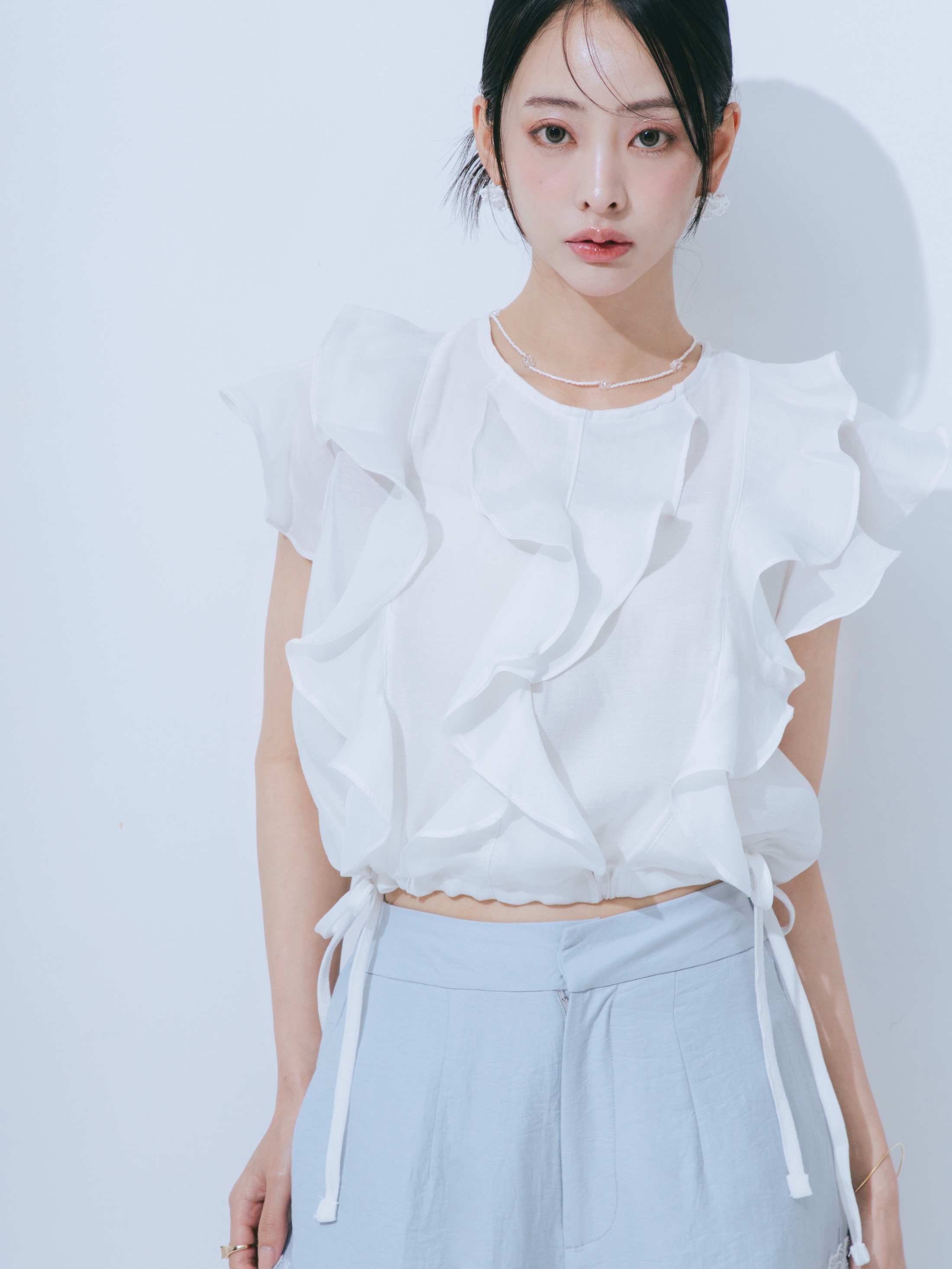 【JOUR by Crayme,】Ruffle Frill Tops