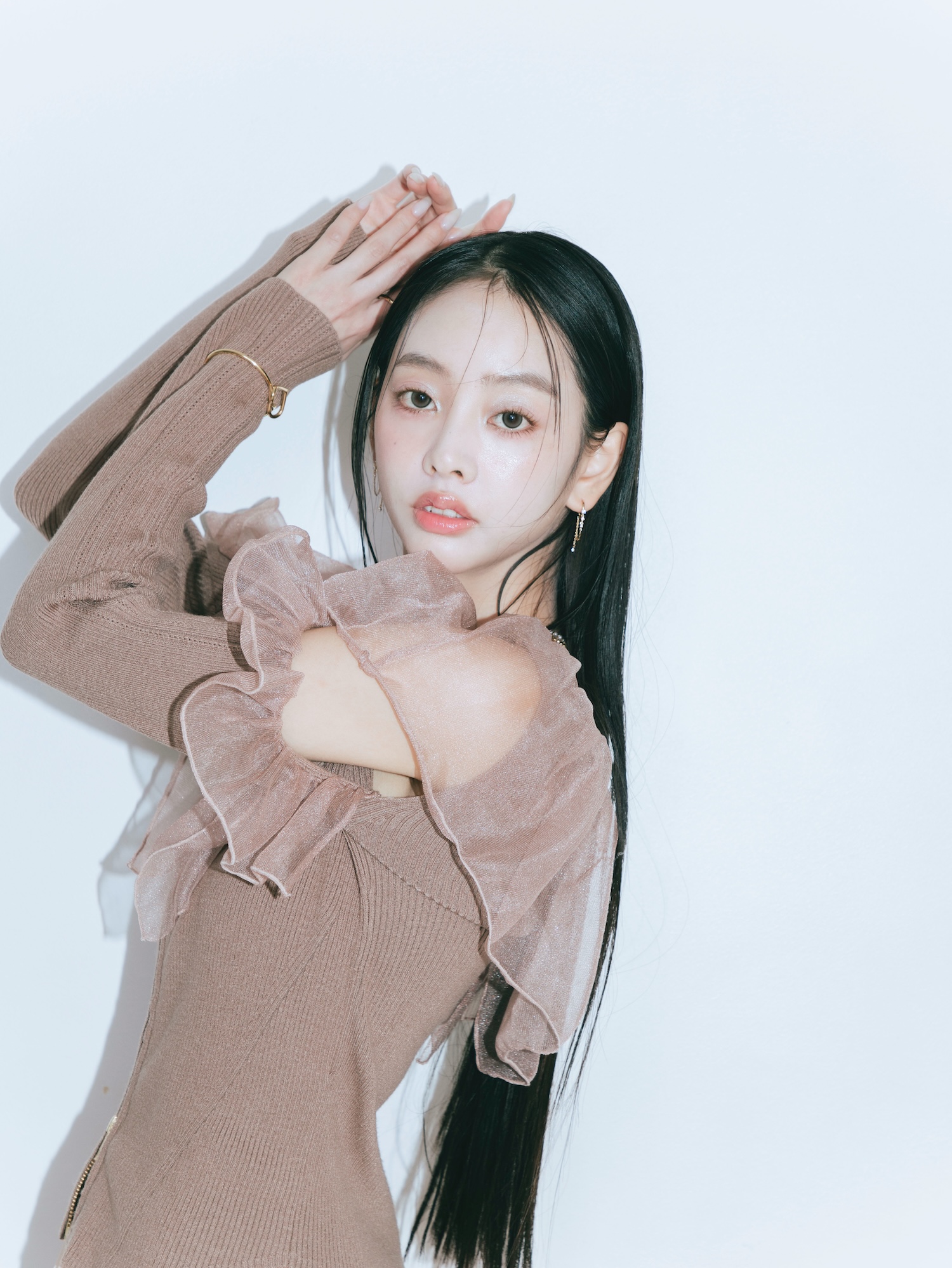 【JOUR by Crayme,】Fairy Frill Knit