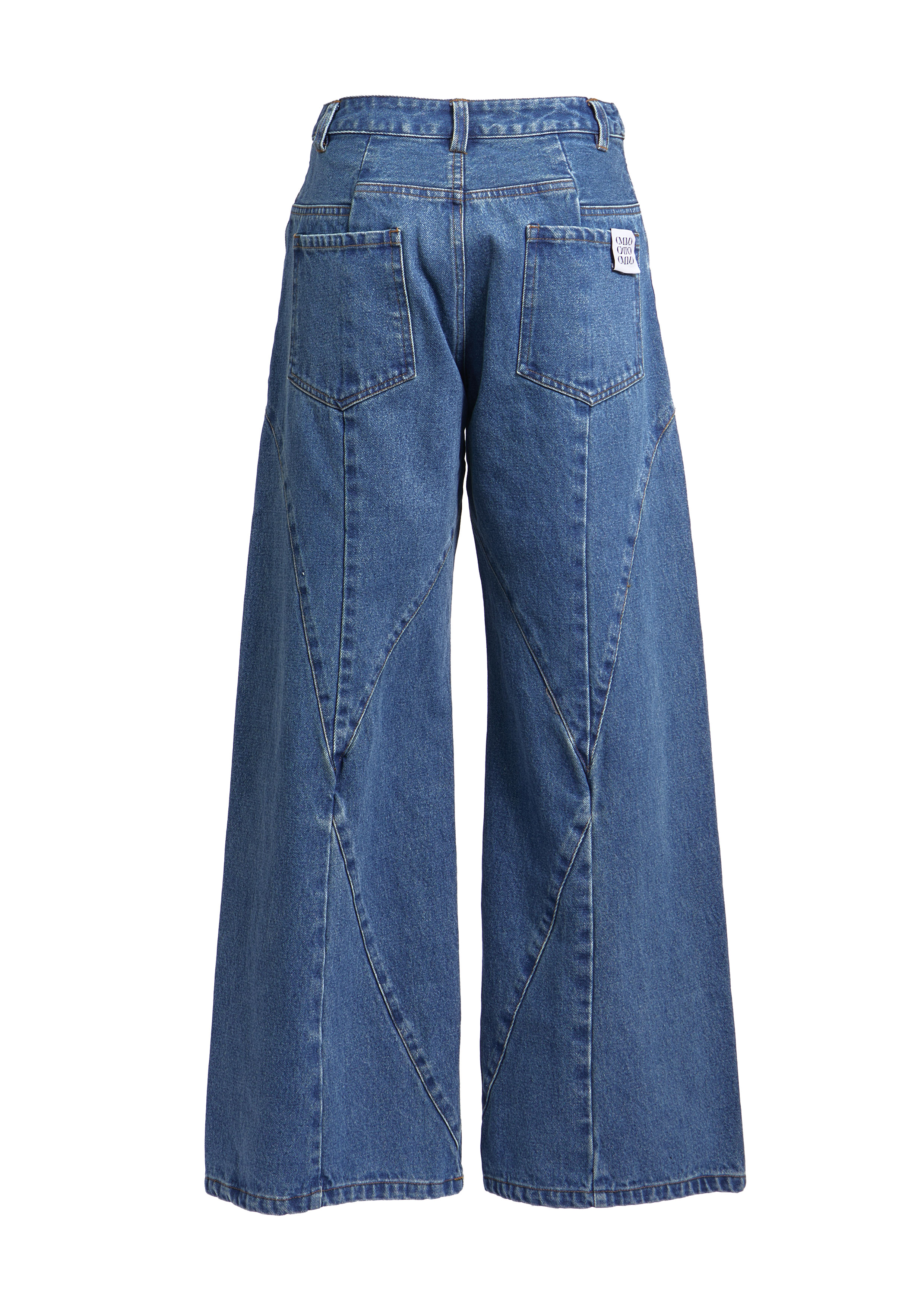 Stitch Line Denim Pants