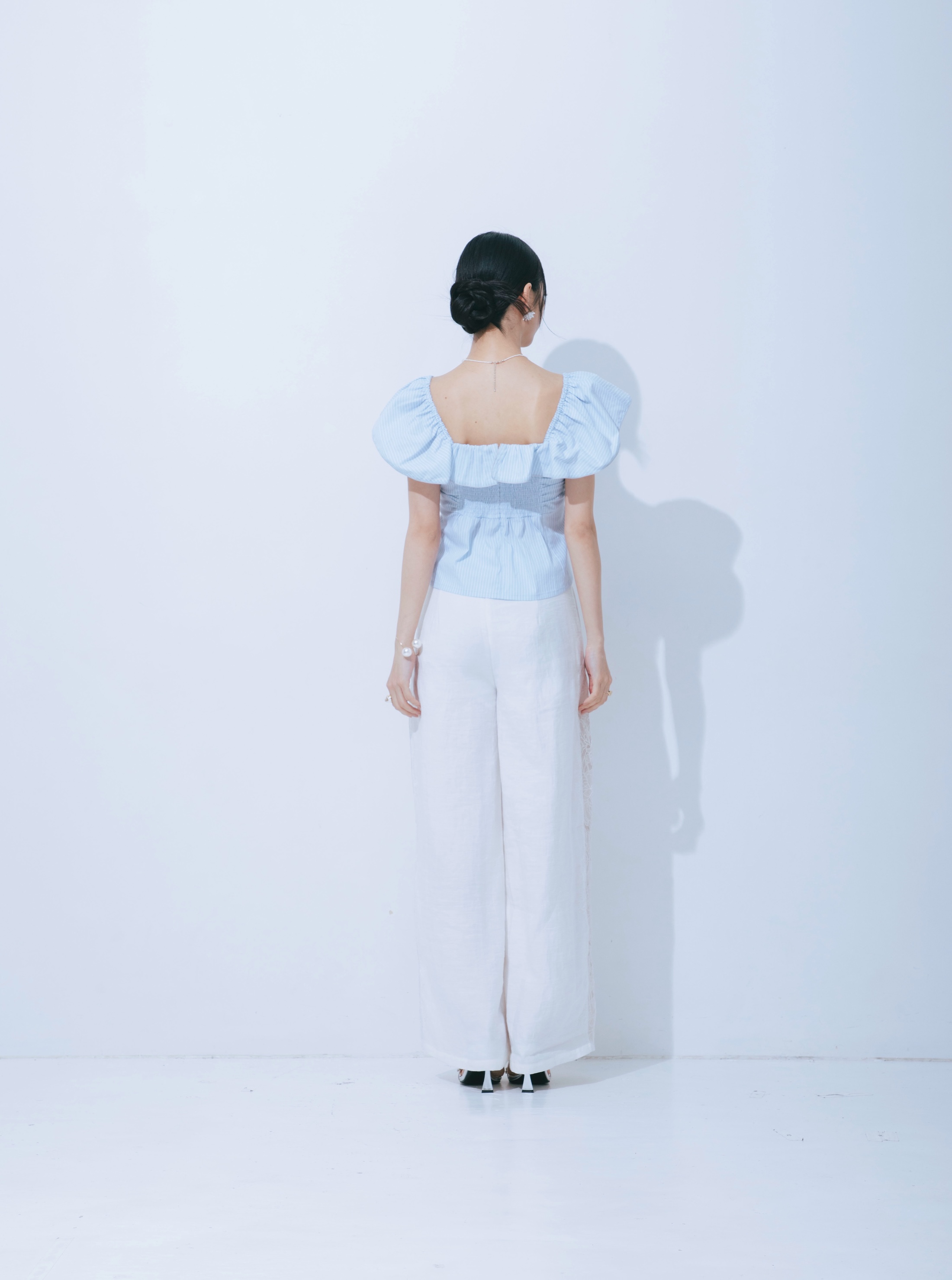 【JOUR by Crayme,】Side Lace Pants