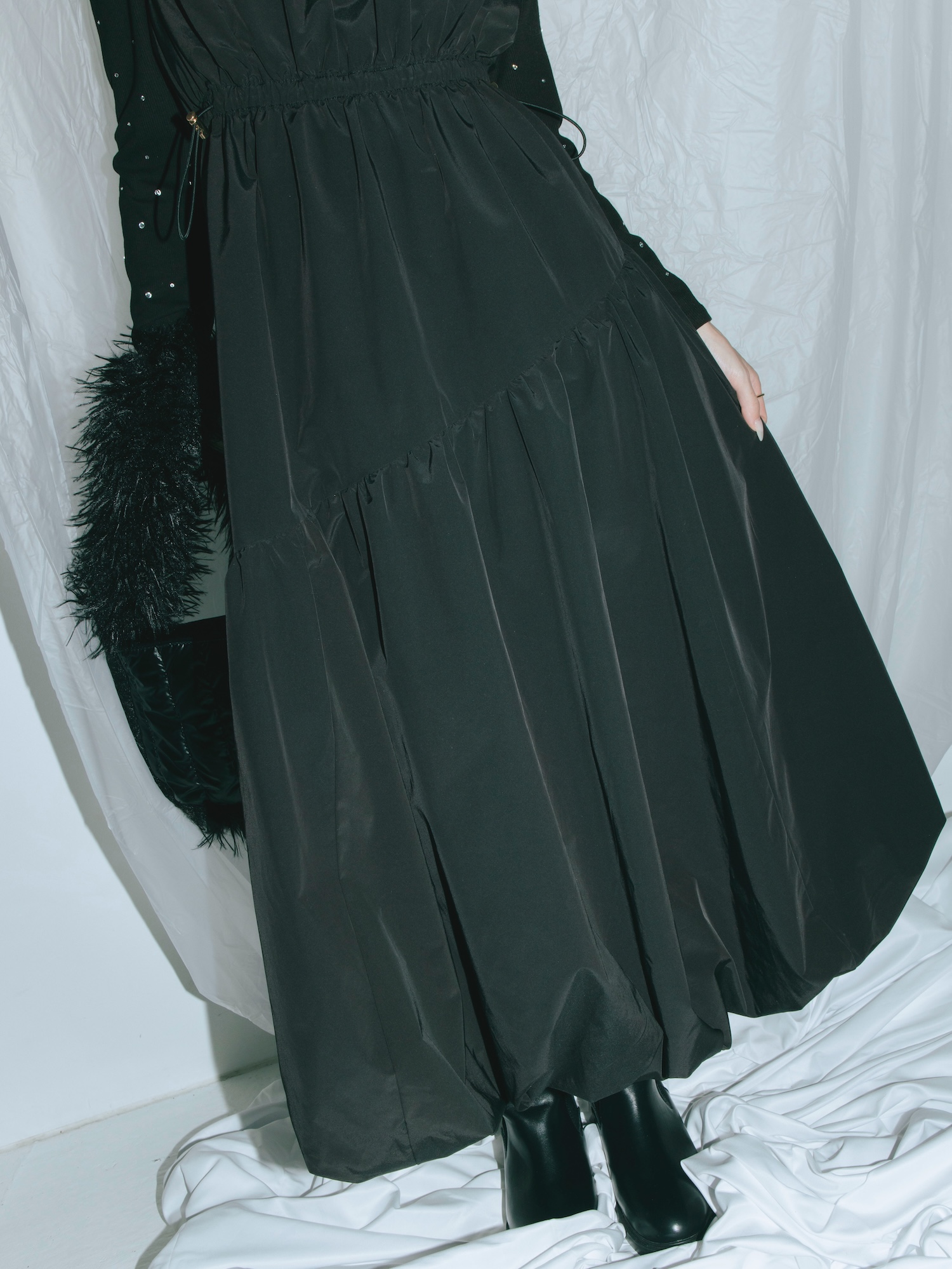 2way Balloon Bare Dress