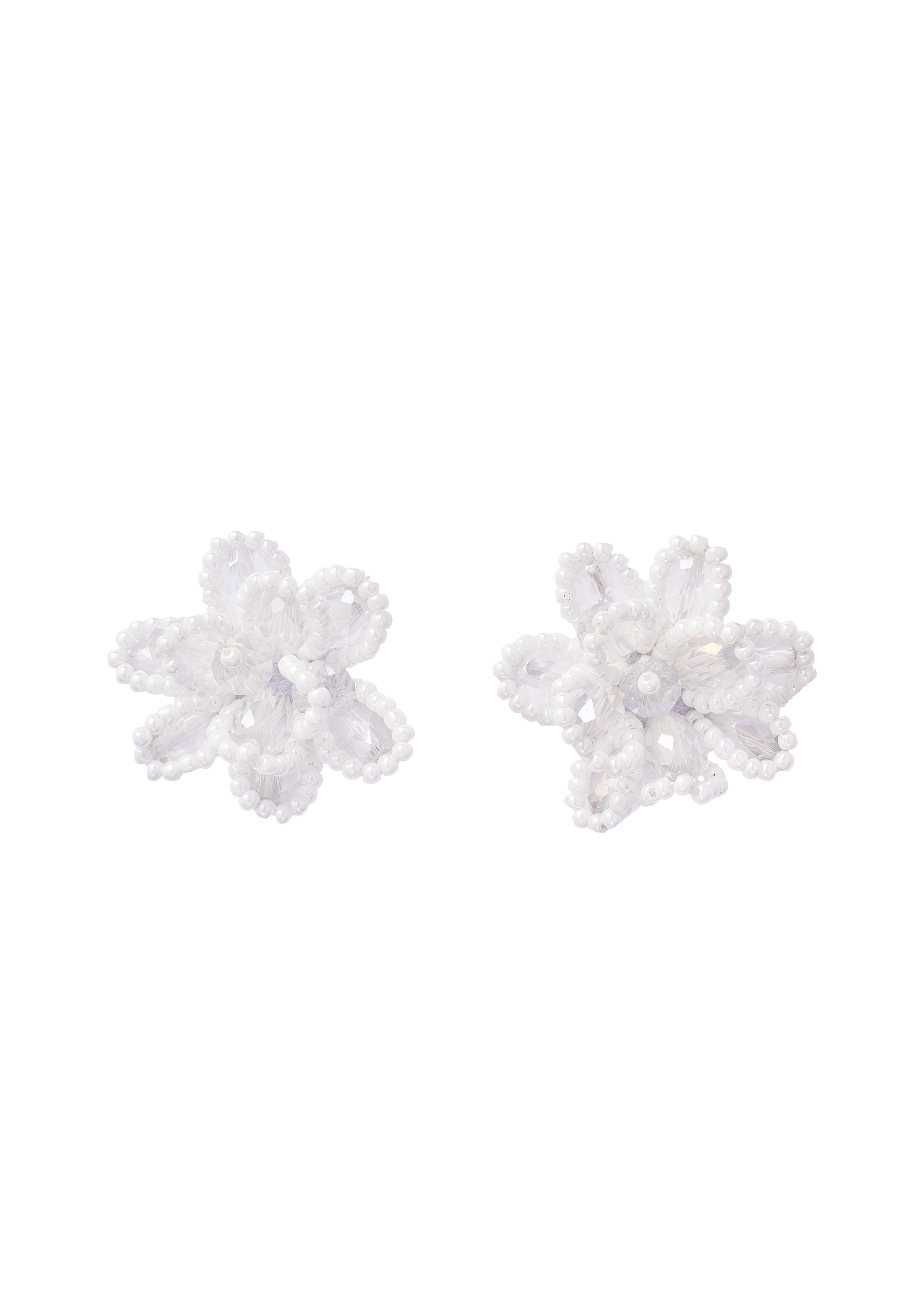 Crystal Flower Pierce