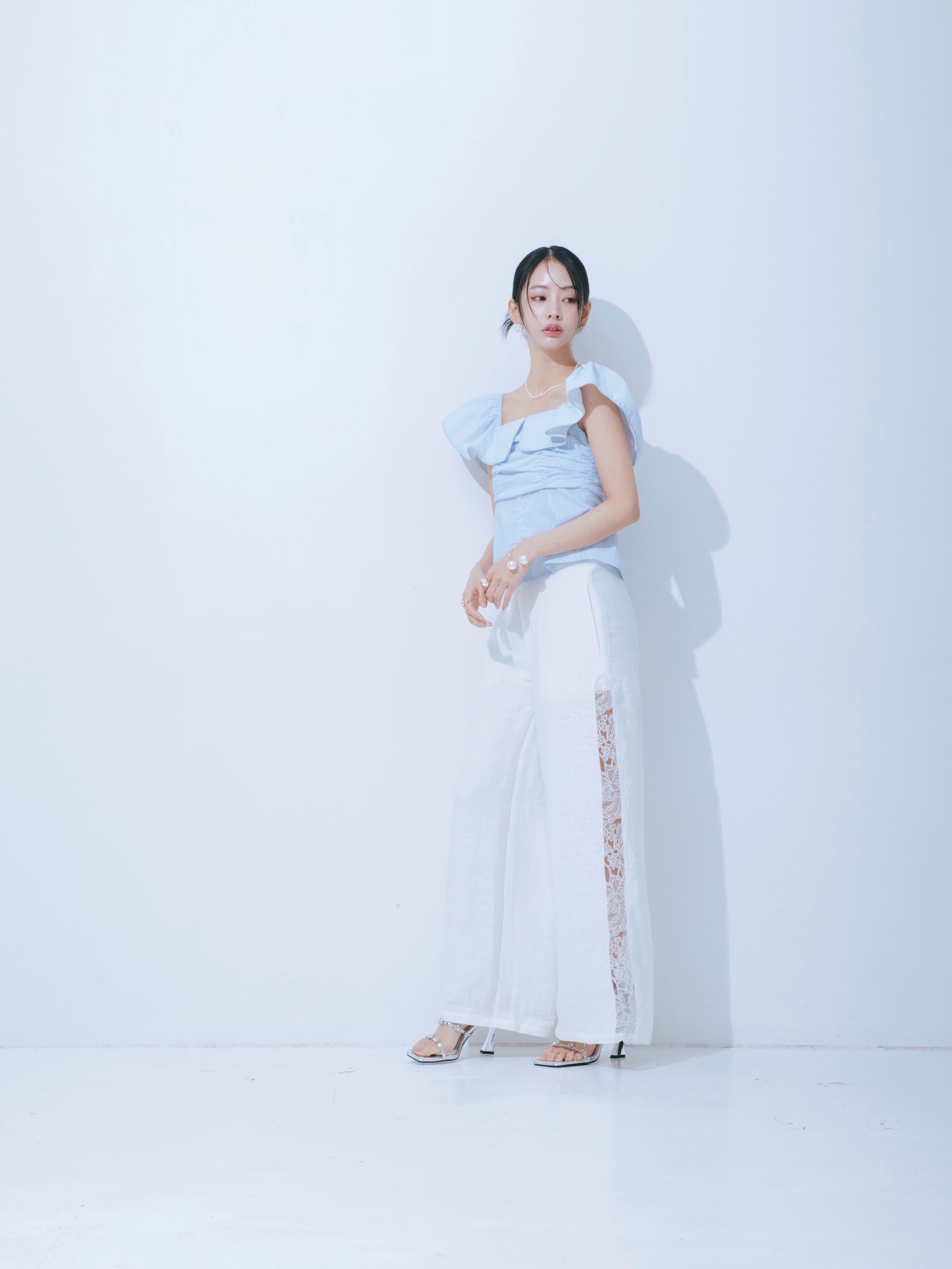 【JOUR by Crayme,】Side Lace Pants